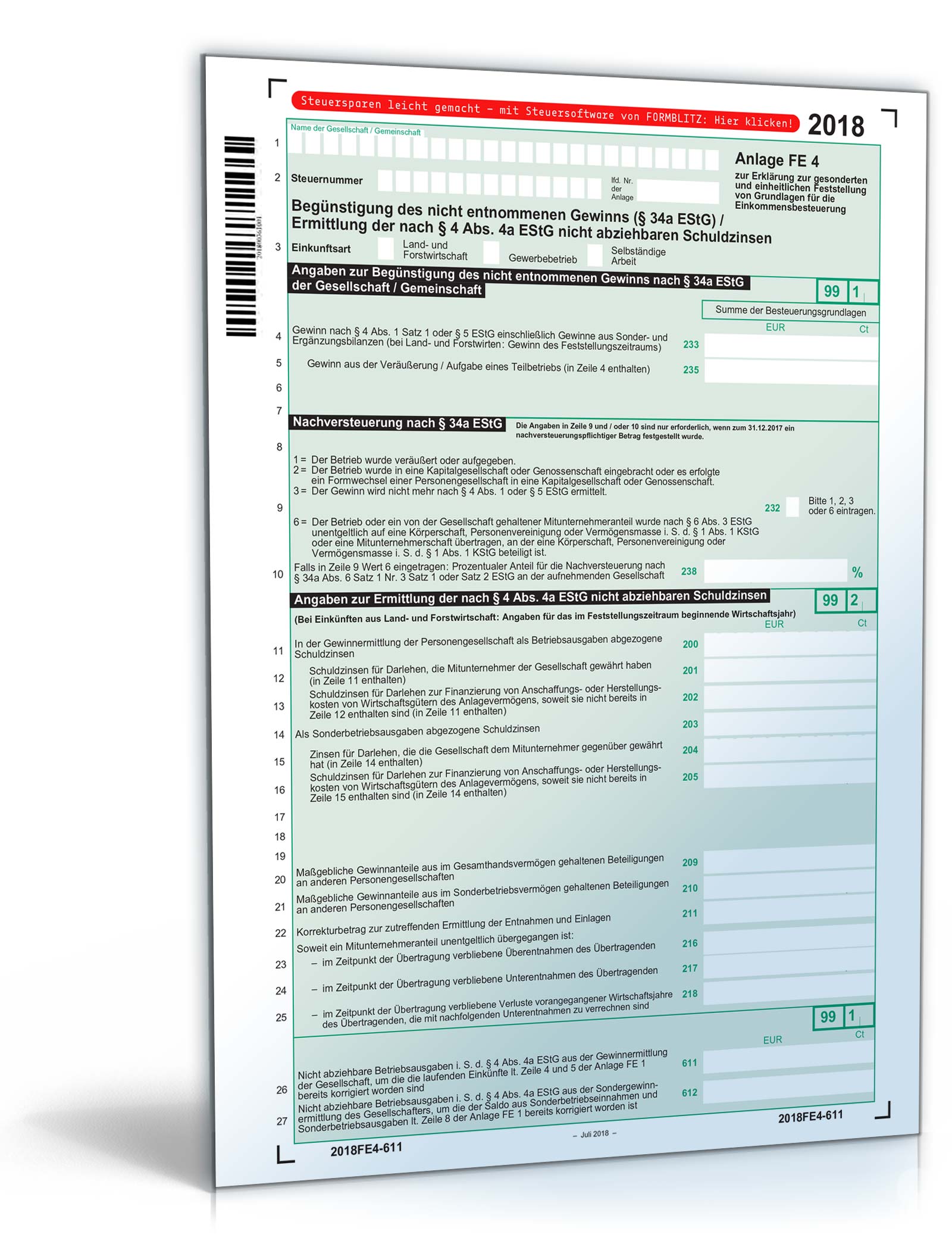 Anlage FE 4 2018 PDF