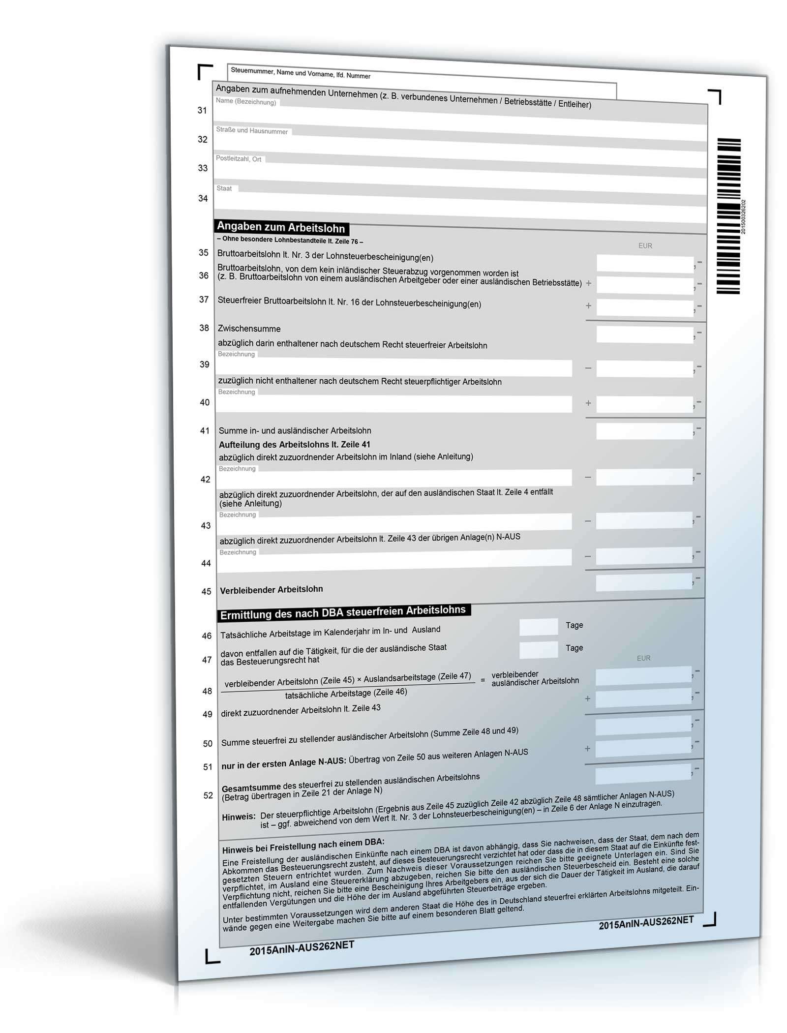 Anlage N-AUS 2015 PDF. Seite: 3