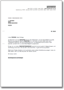 Kondolenzschreiben Kollege an Kollege per Du  Word