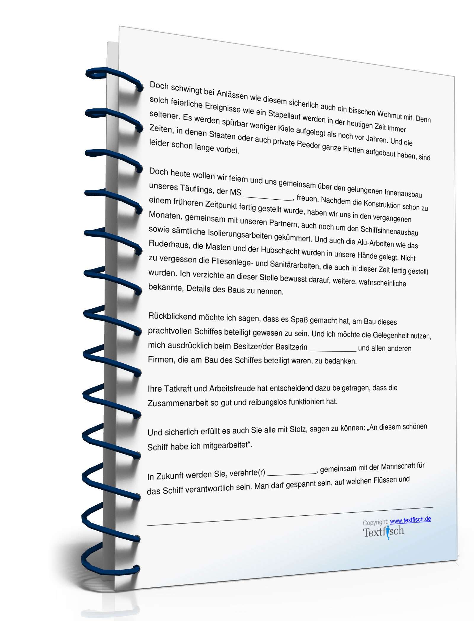 Rede zur Schiffstaufe oder Schiffsübergabe   PDF. Seite: 3