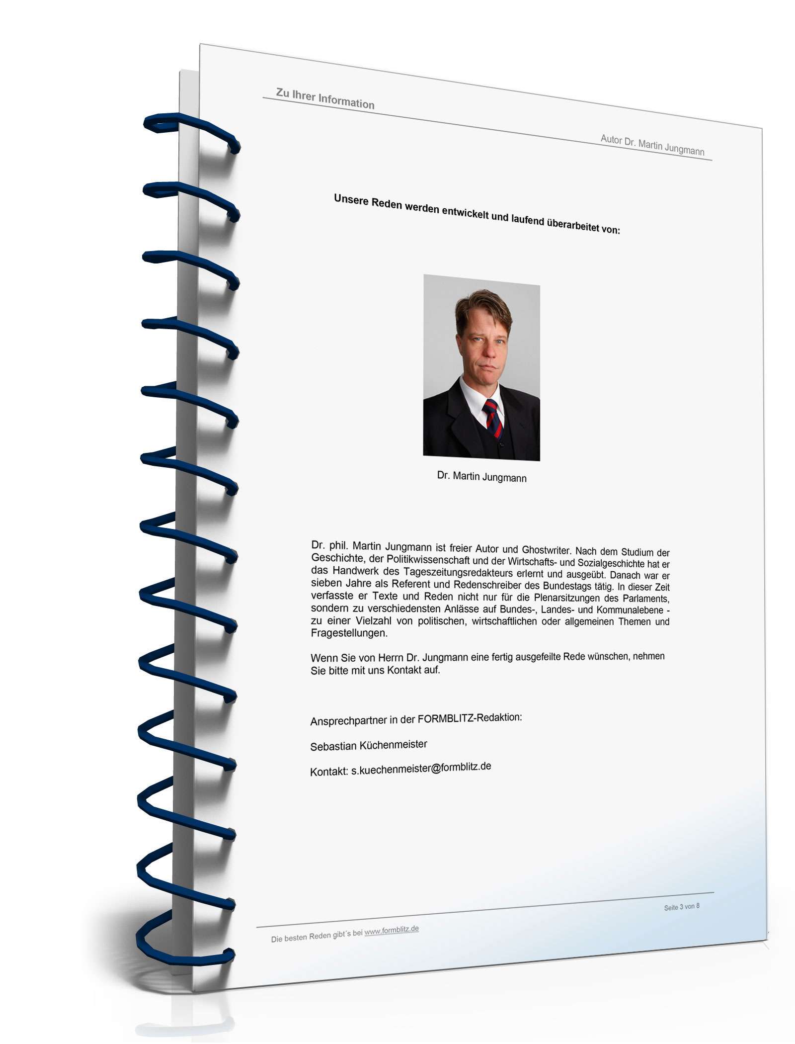 Hochzeitsrede Bräutigam Excel. Seite: 3