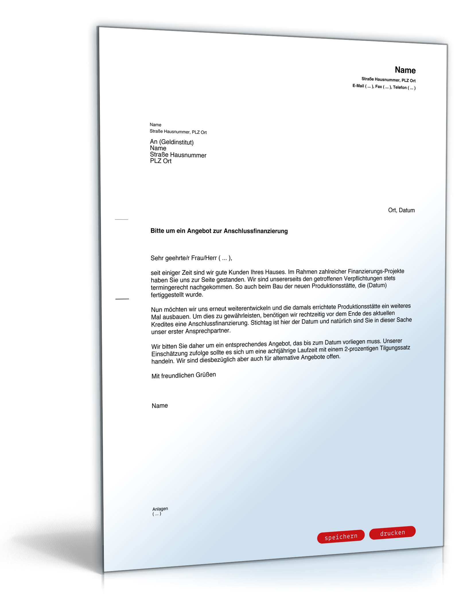 Anfrage Angebot Anschlussfinanzierung Muster Zum Download anfrage-angebot-anschlussfinanzierung-muster-zum-download