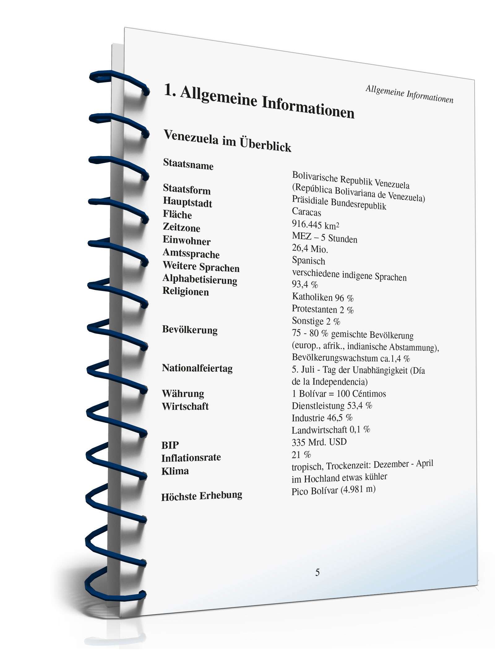 Leben und arbeiten in Venezuela PDF. Seite: 5