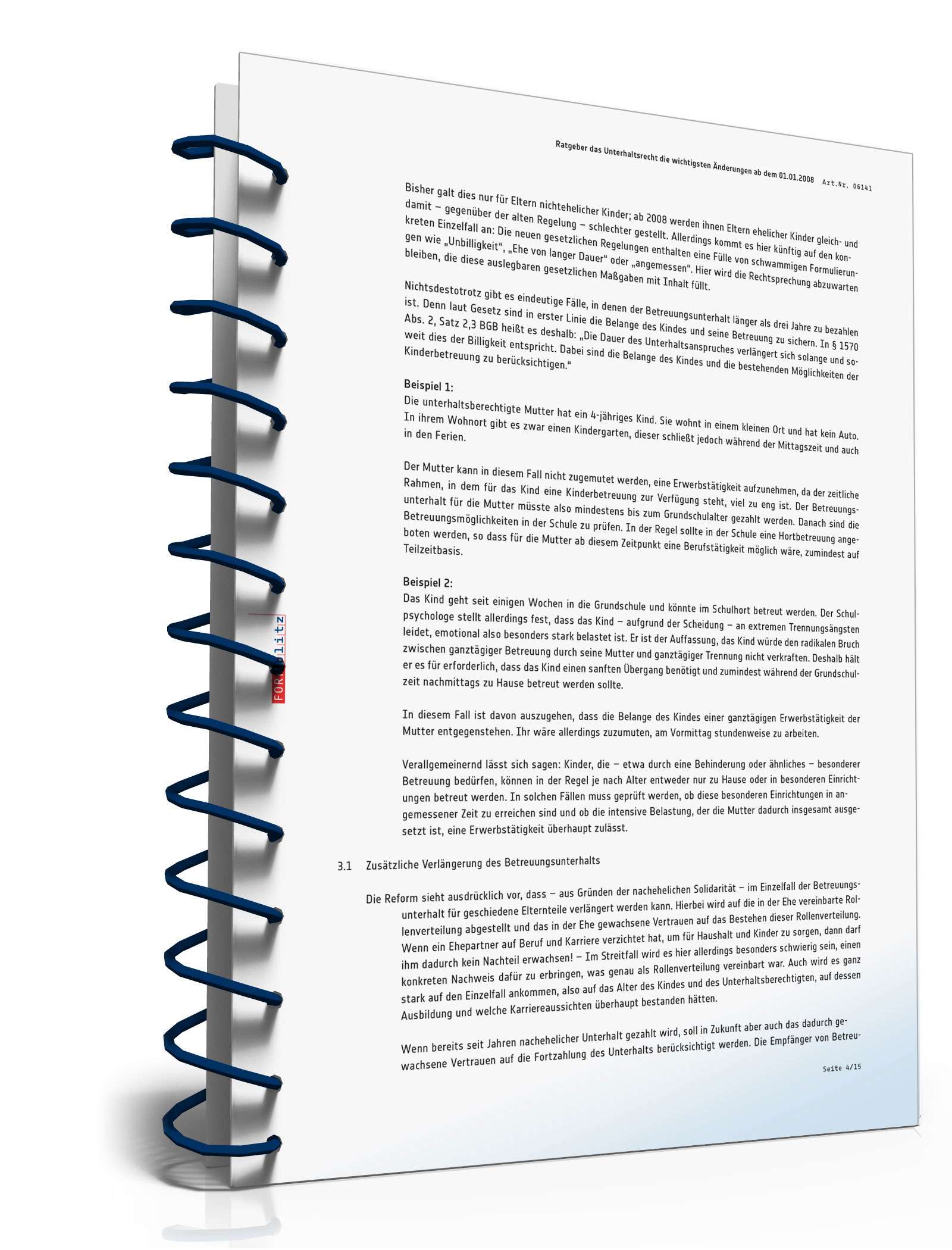 Ratgeber Unterhaltsrecht PDF. Seite: 5