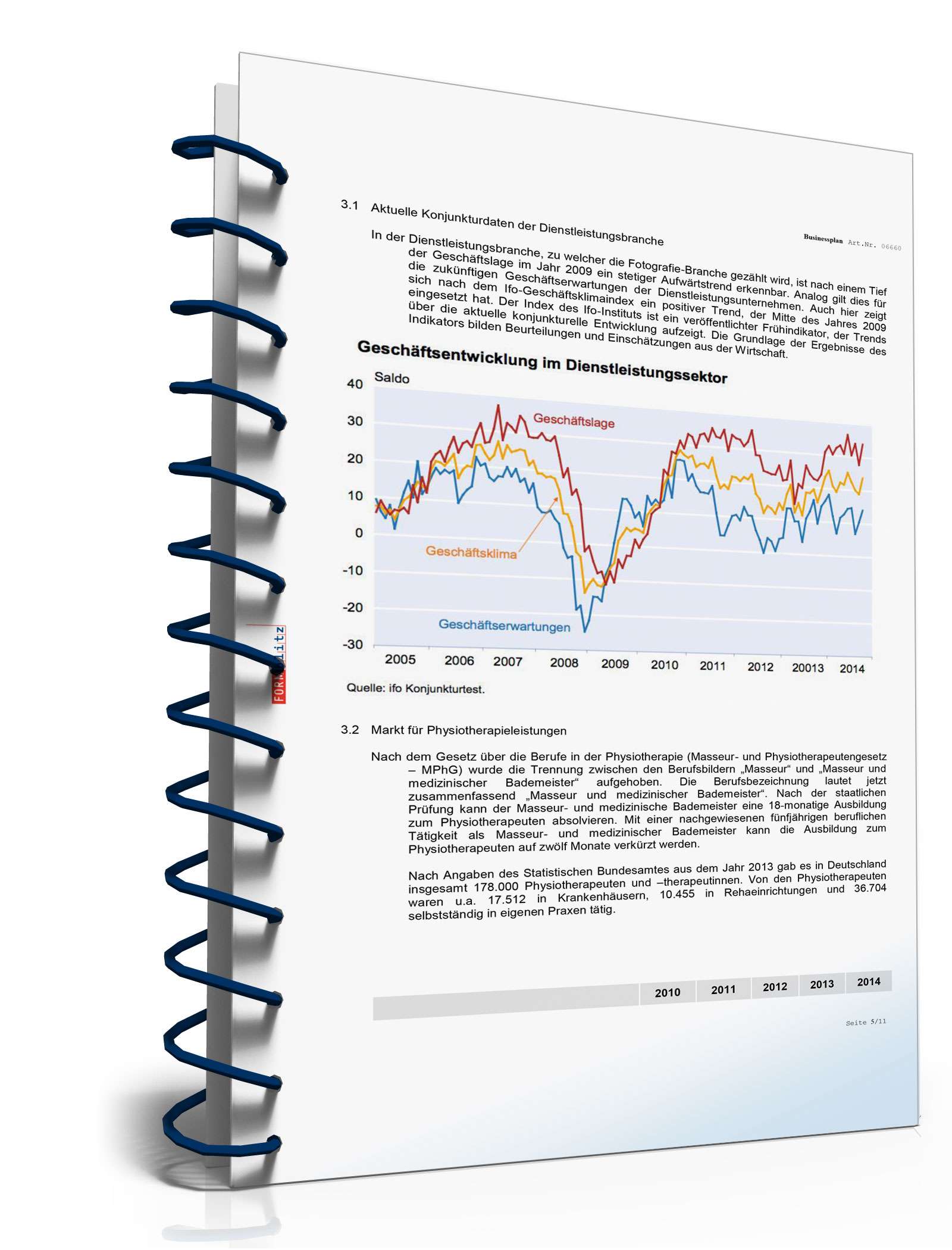 Businessplan Physiotherapie Excel. Seite: 4
