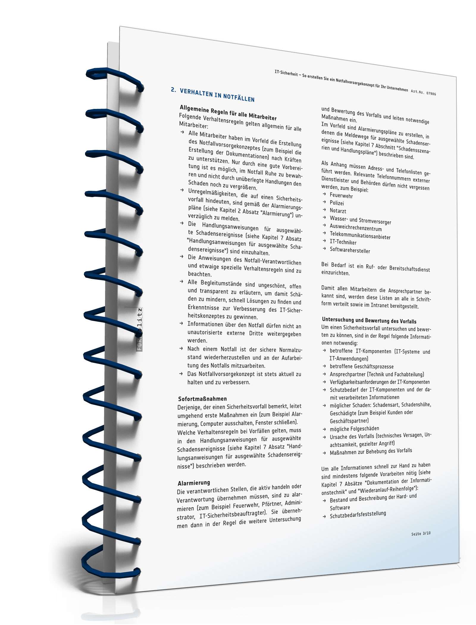 Ratgeber Notfallvorsorgekonzept IT-Sicherheit PDF. Seite: 4