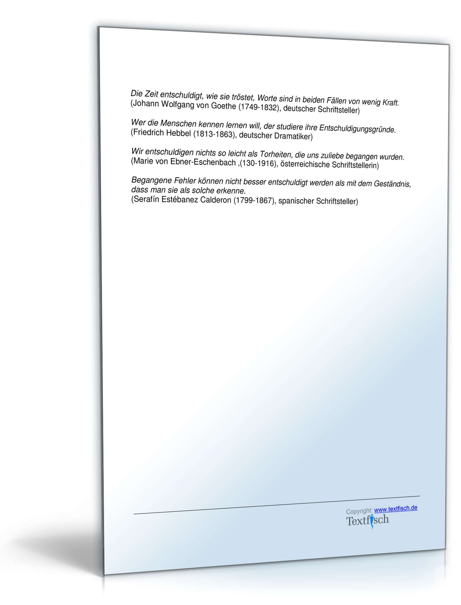 Entschuldigung nicht eingehaltenes Versprechen PDF. Seite: 5