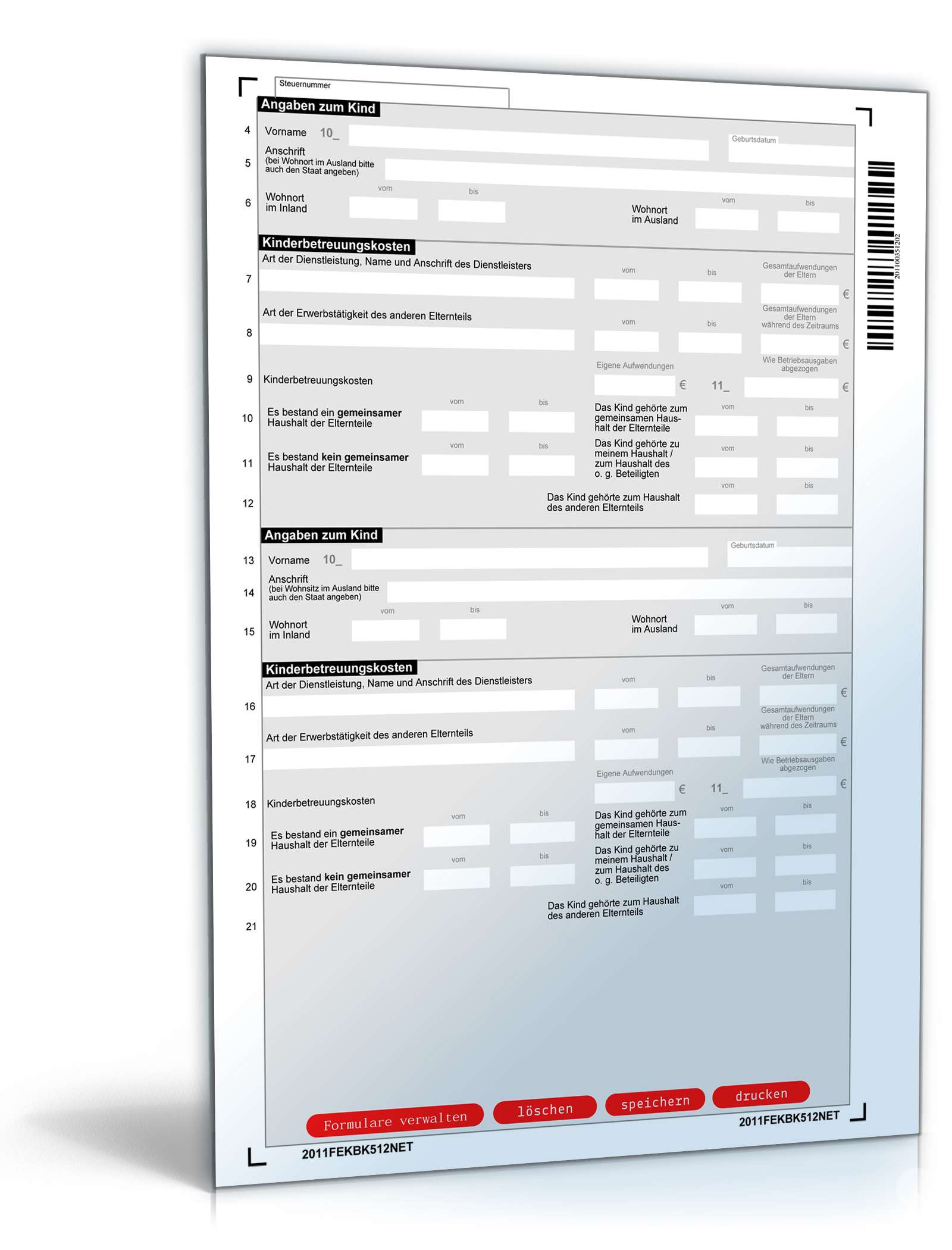 Anlage FE-KBK 2011 PDF. Seite: 2