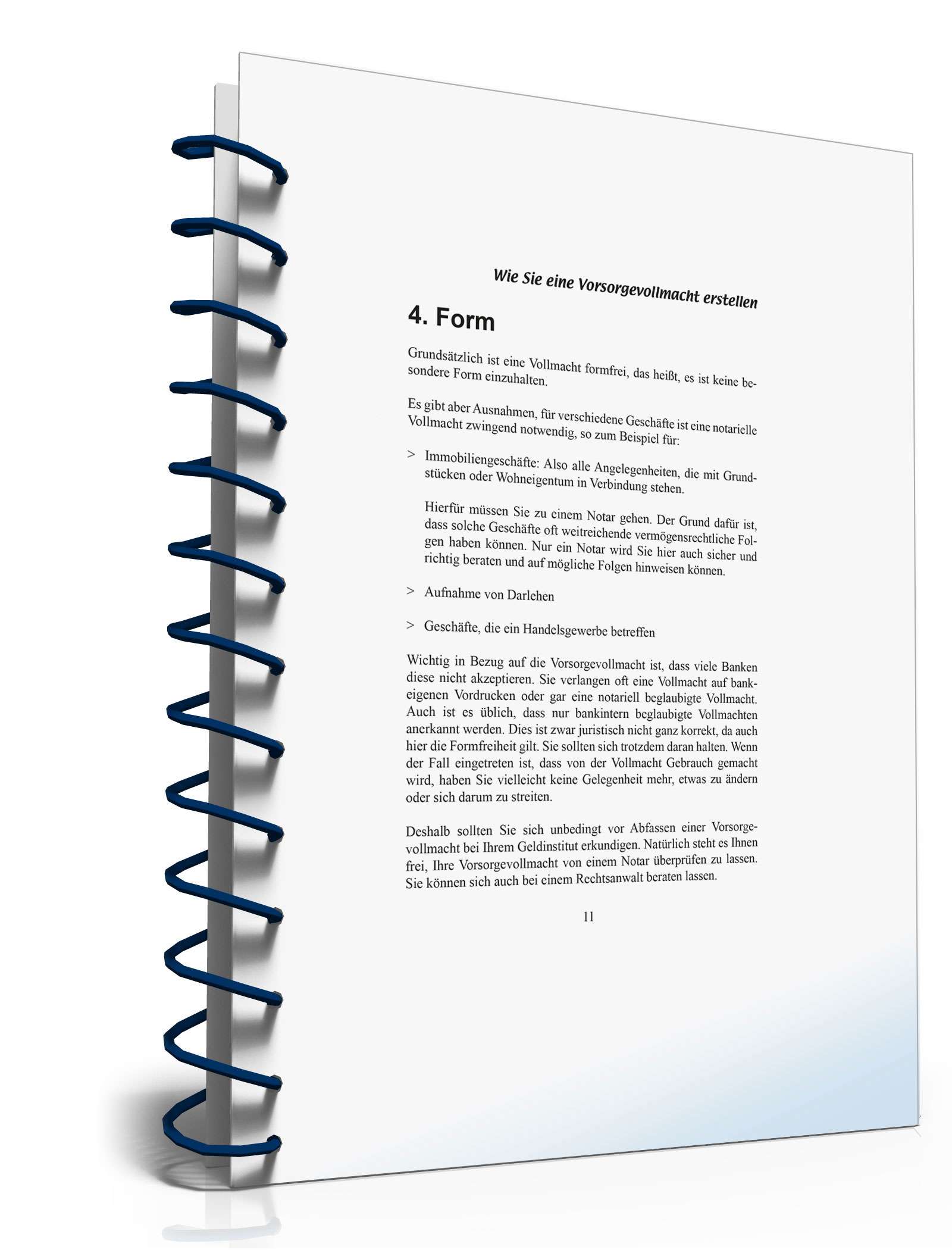 Ratgeber Vorsorgevollmacht  PDF. Seite: 11