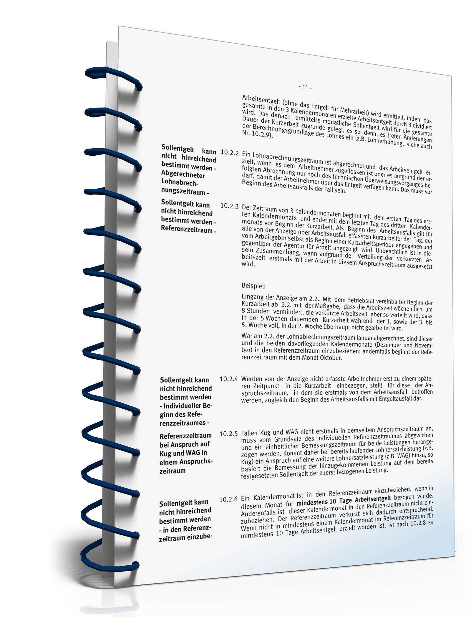 Hinweise zum Antrag Kurzarbeitergeld PDF. Seite: 11