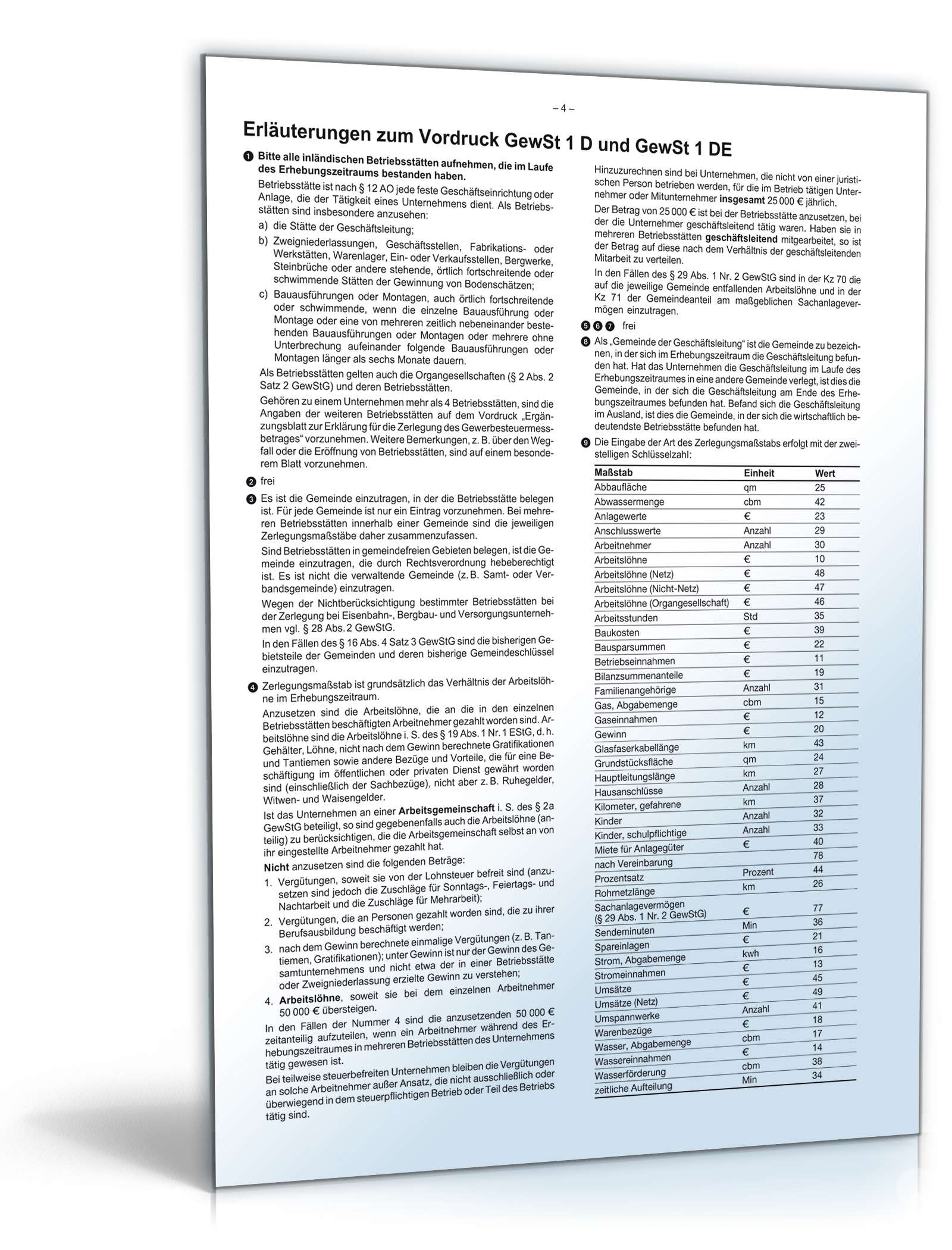 Anleitung zur Gewerbesteuererklärung 2012 PDF. Seite: 4