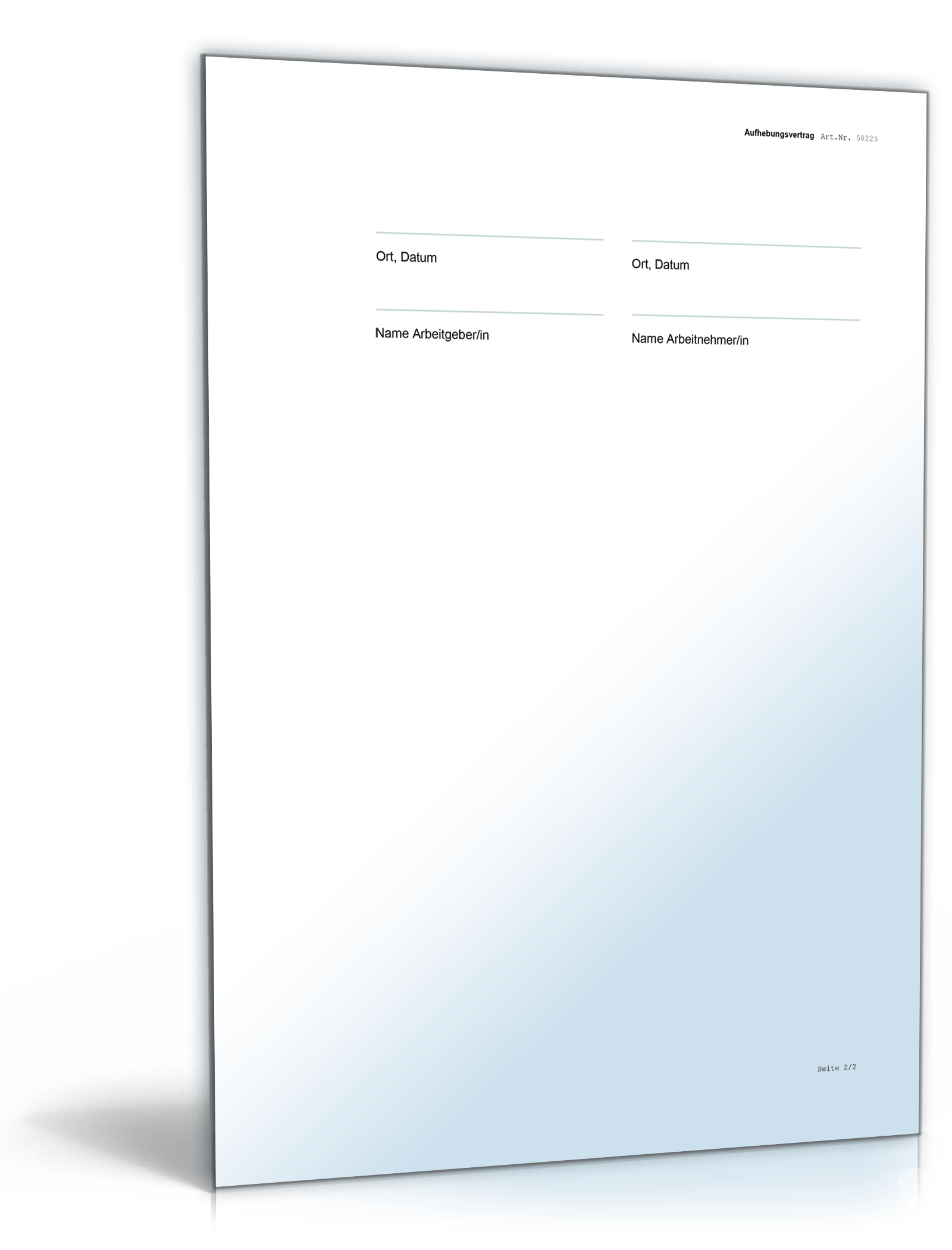 Aufhebungsvertrag Arbeitsverhältnis Rentenzugangsalter Word. Seite: 3