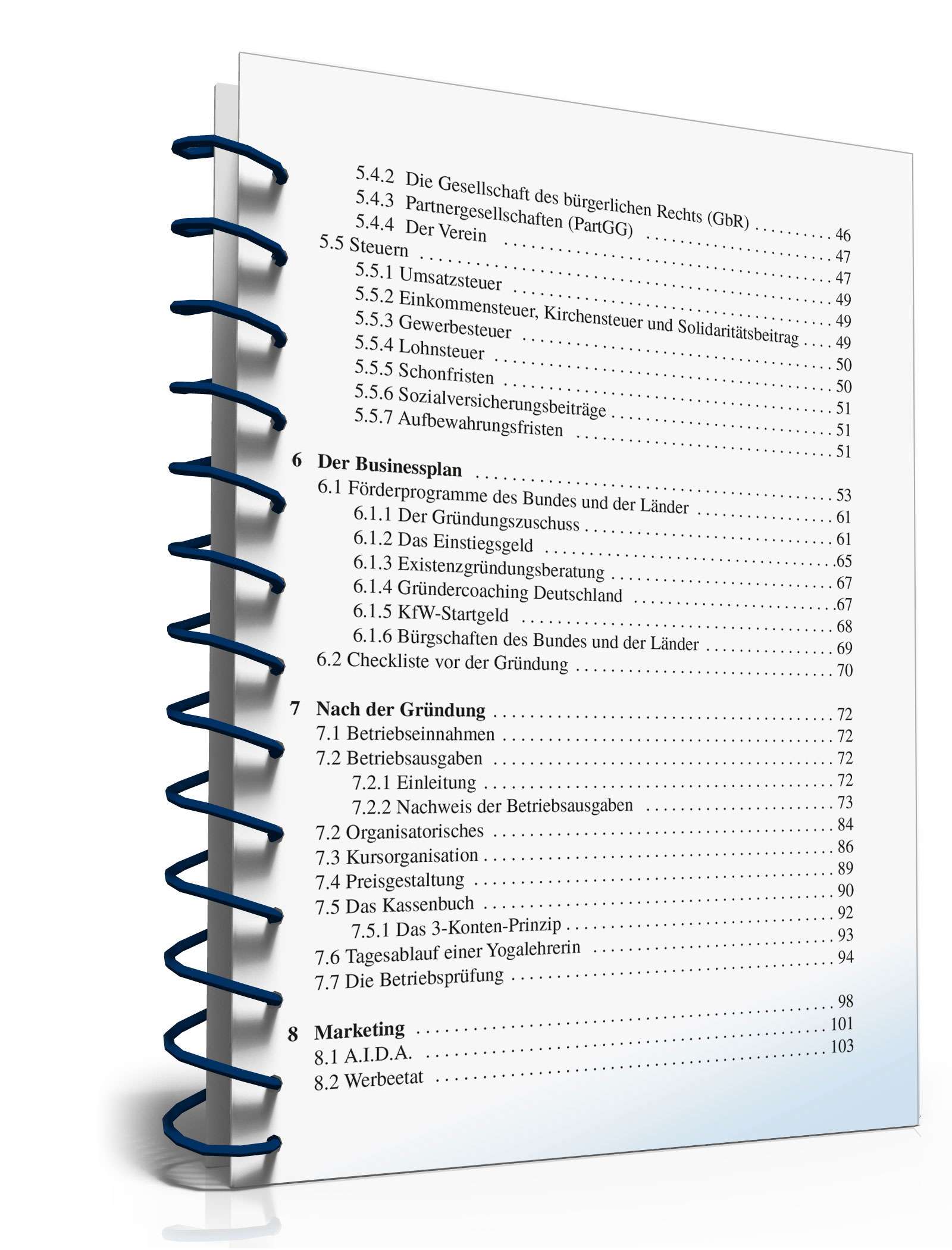 Selbstständig als Yogalehrer/in PDF. Seite: 6