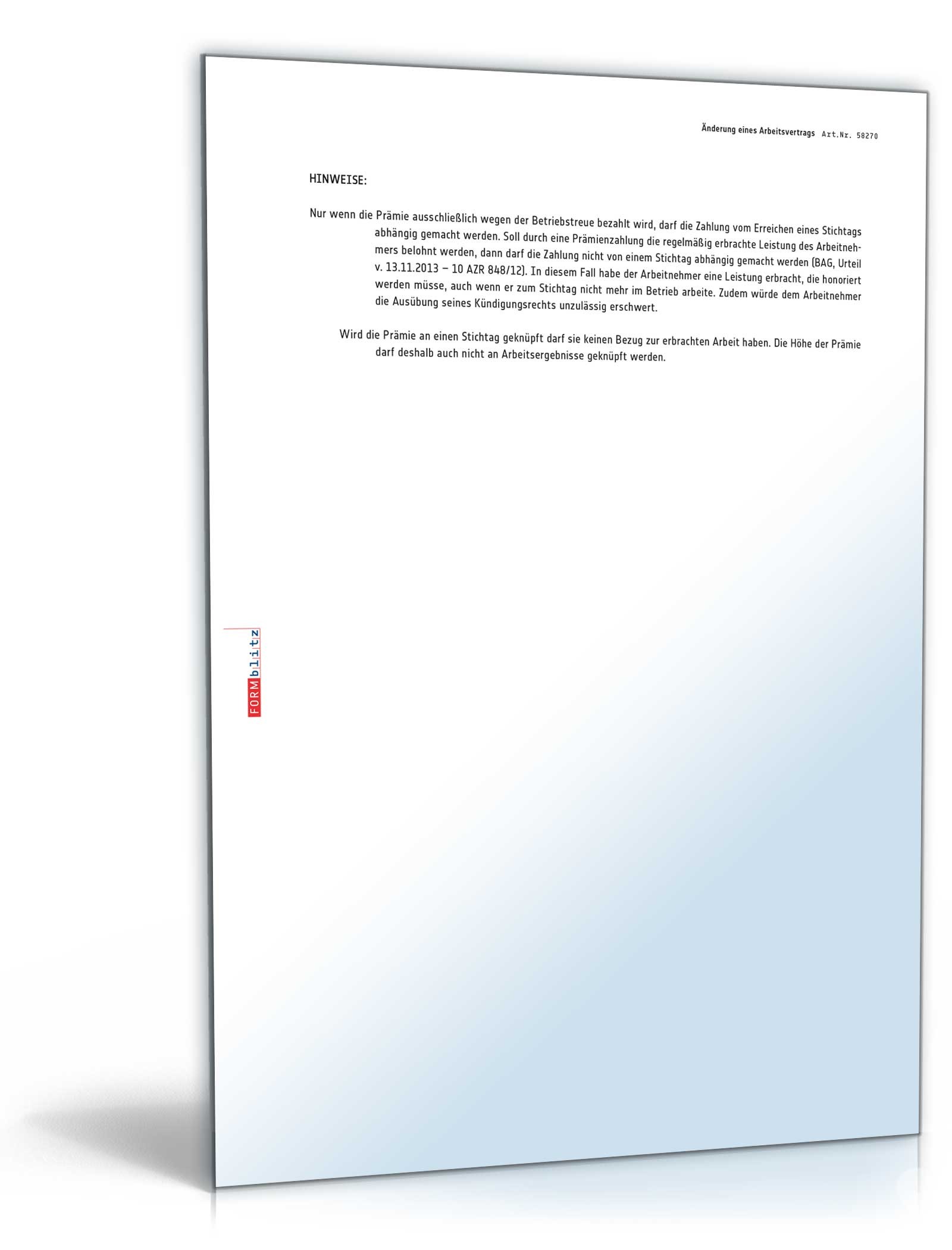 Änderungsvertrag Versetzung PDF. Seite: 3