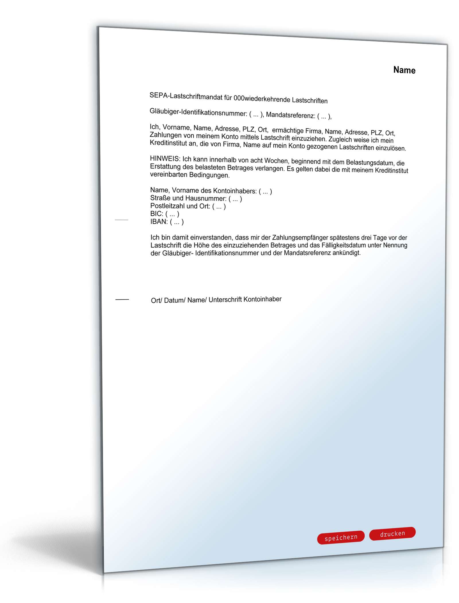 Beitrittserklärung Verein PDF. Seite: 2