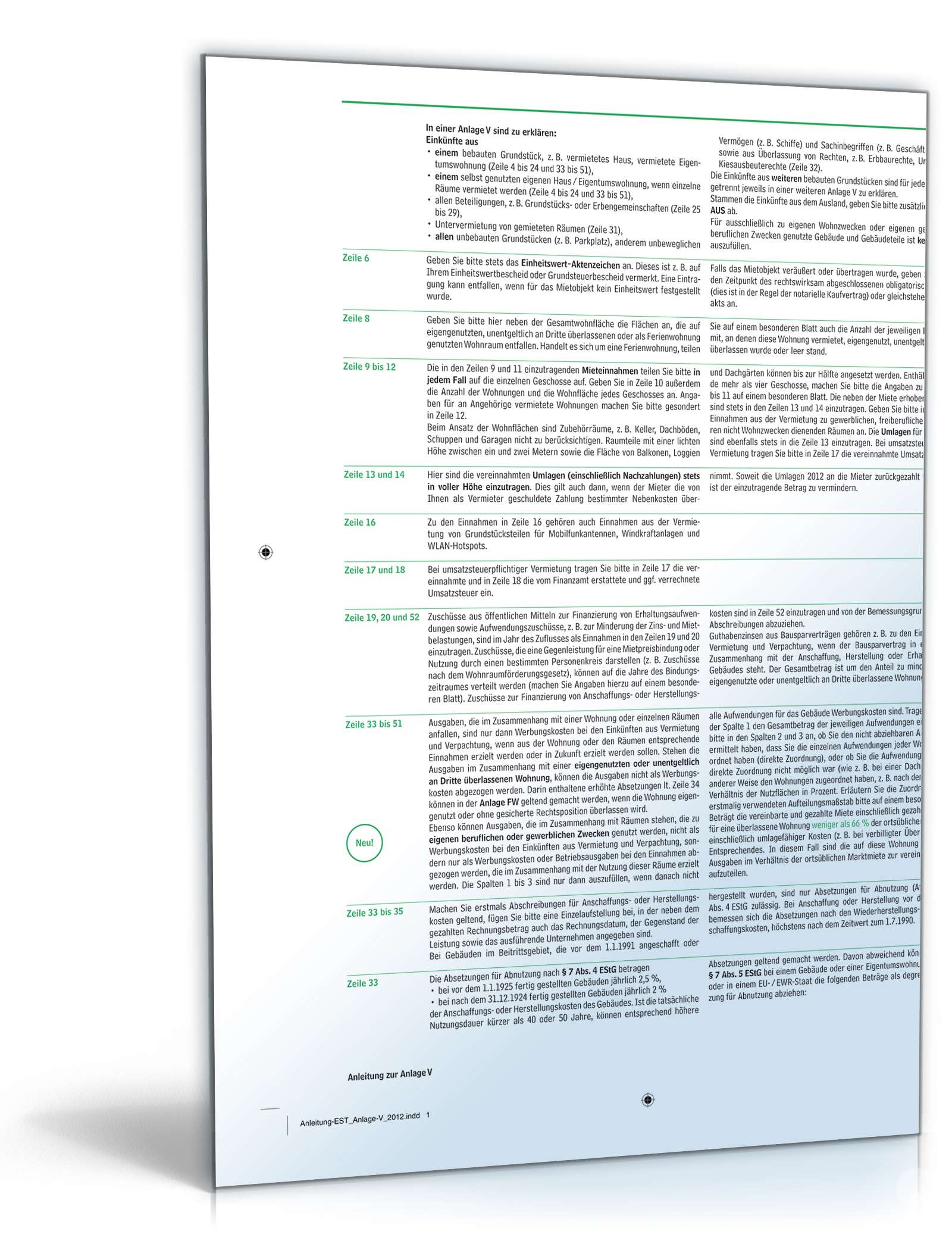 Anlage V 2012 PDF. Seite: 3