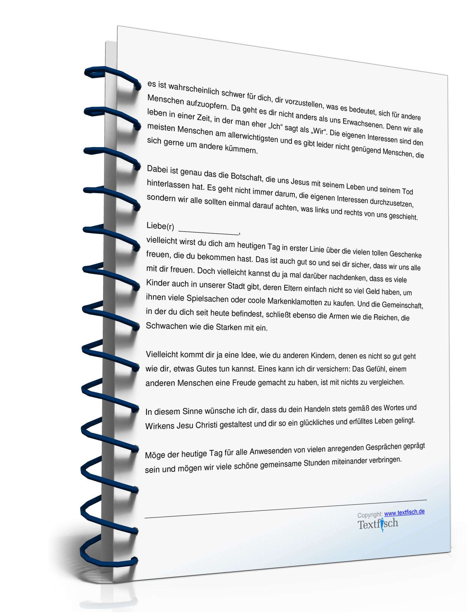 Rede zur Erstkommunion  PDF. Seite: 3