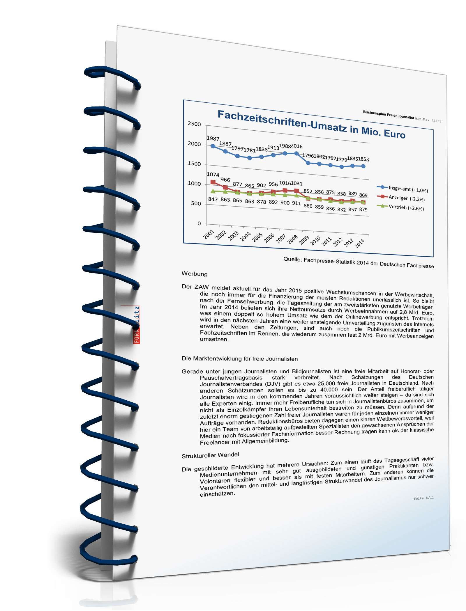 Businessplan Freier Journalist Excel. Seite: 4
