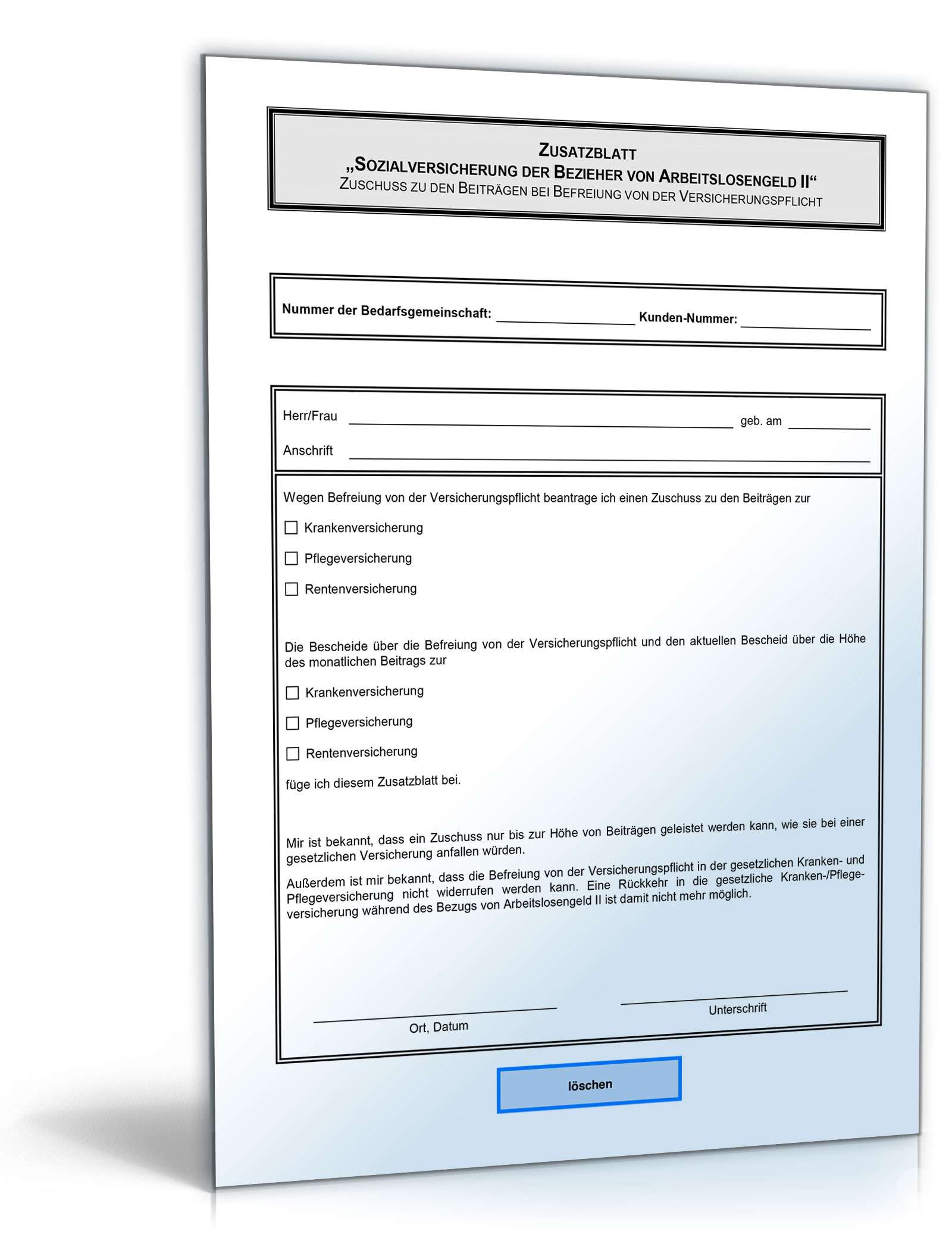 Sozialversicherung Bürgergeld PDF