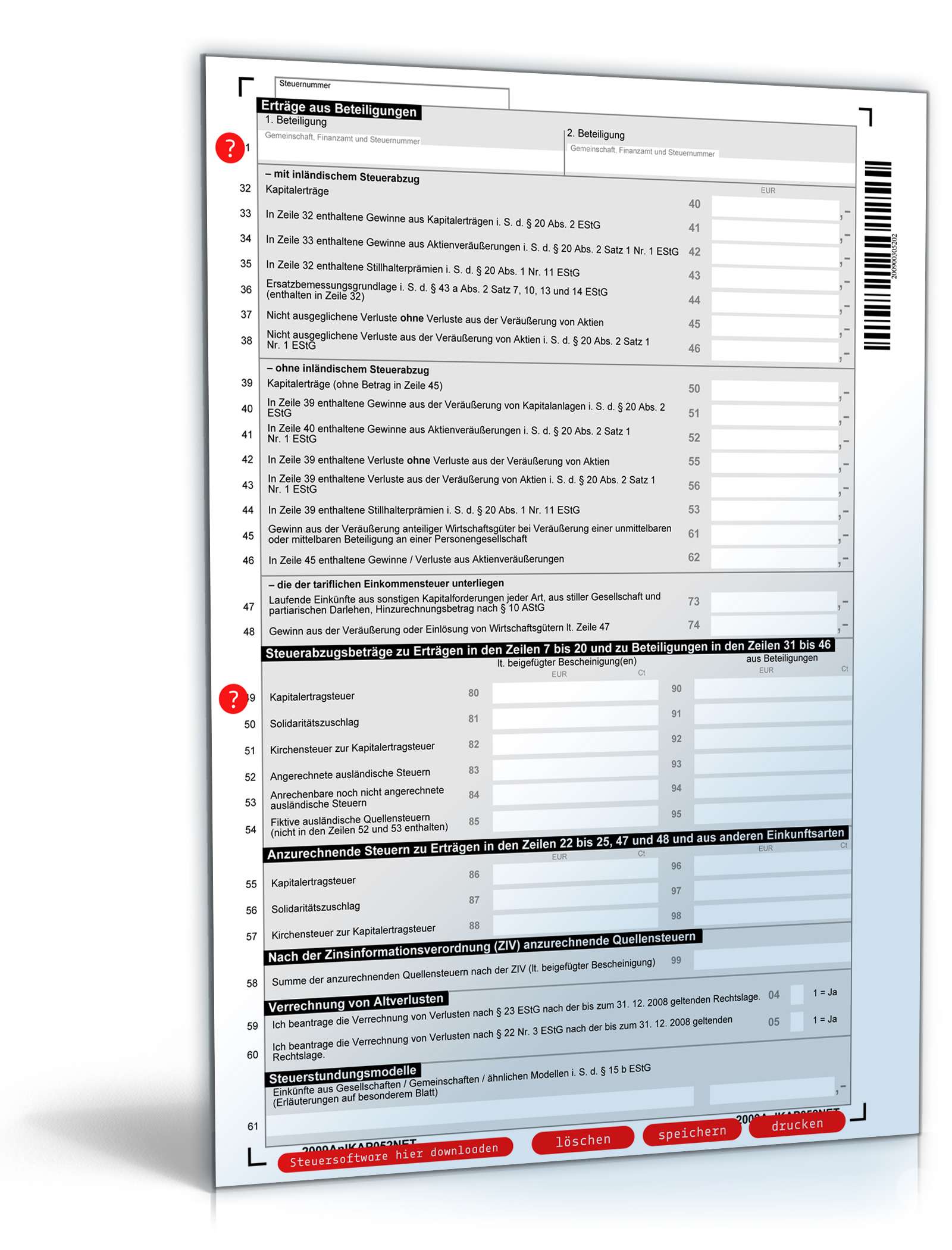 Anlage KAP 2009 PDF. Seite: 2