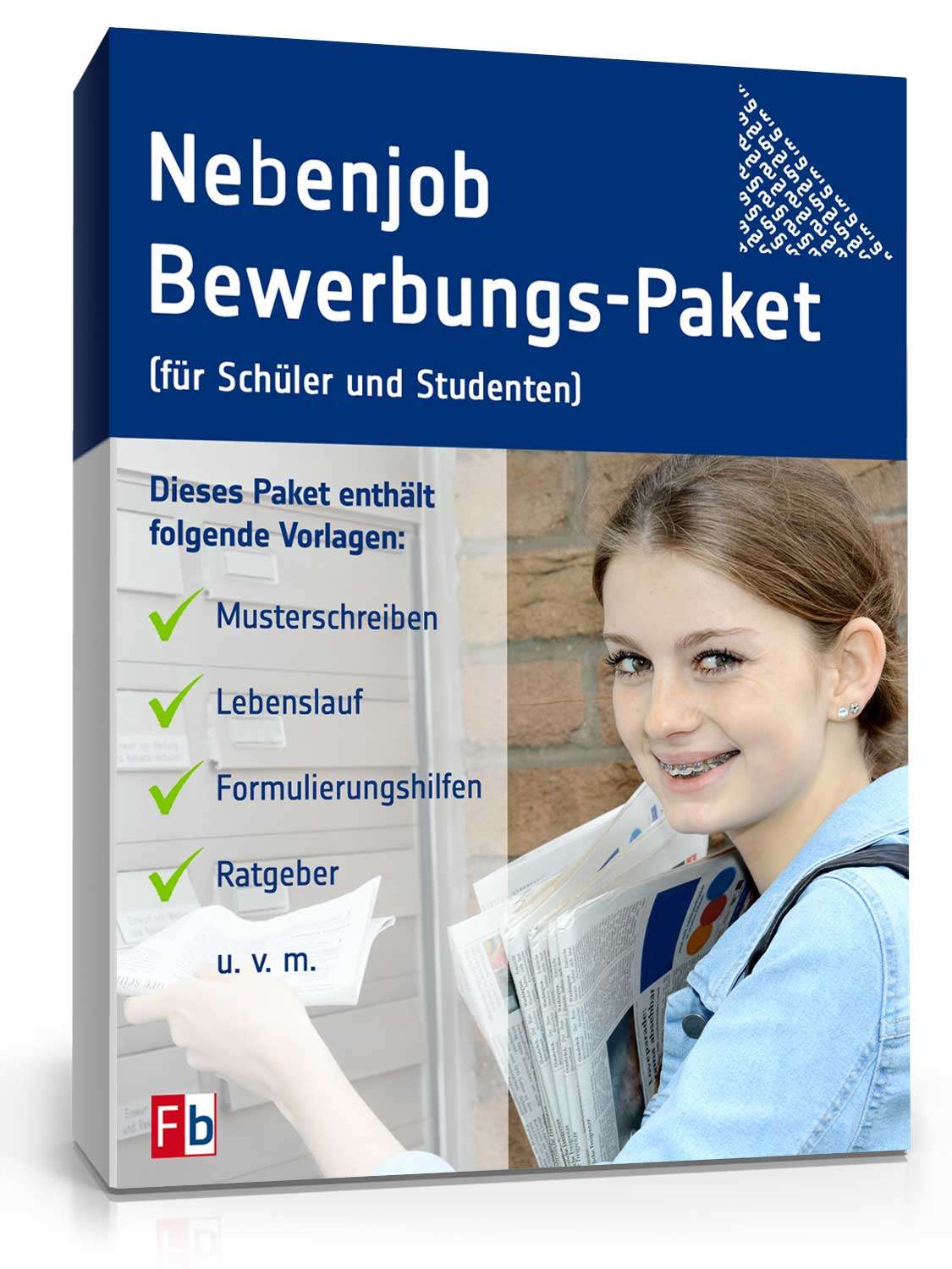 Bewerbungs-Paket Nebenjob für Schüler  Excel