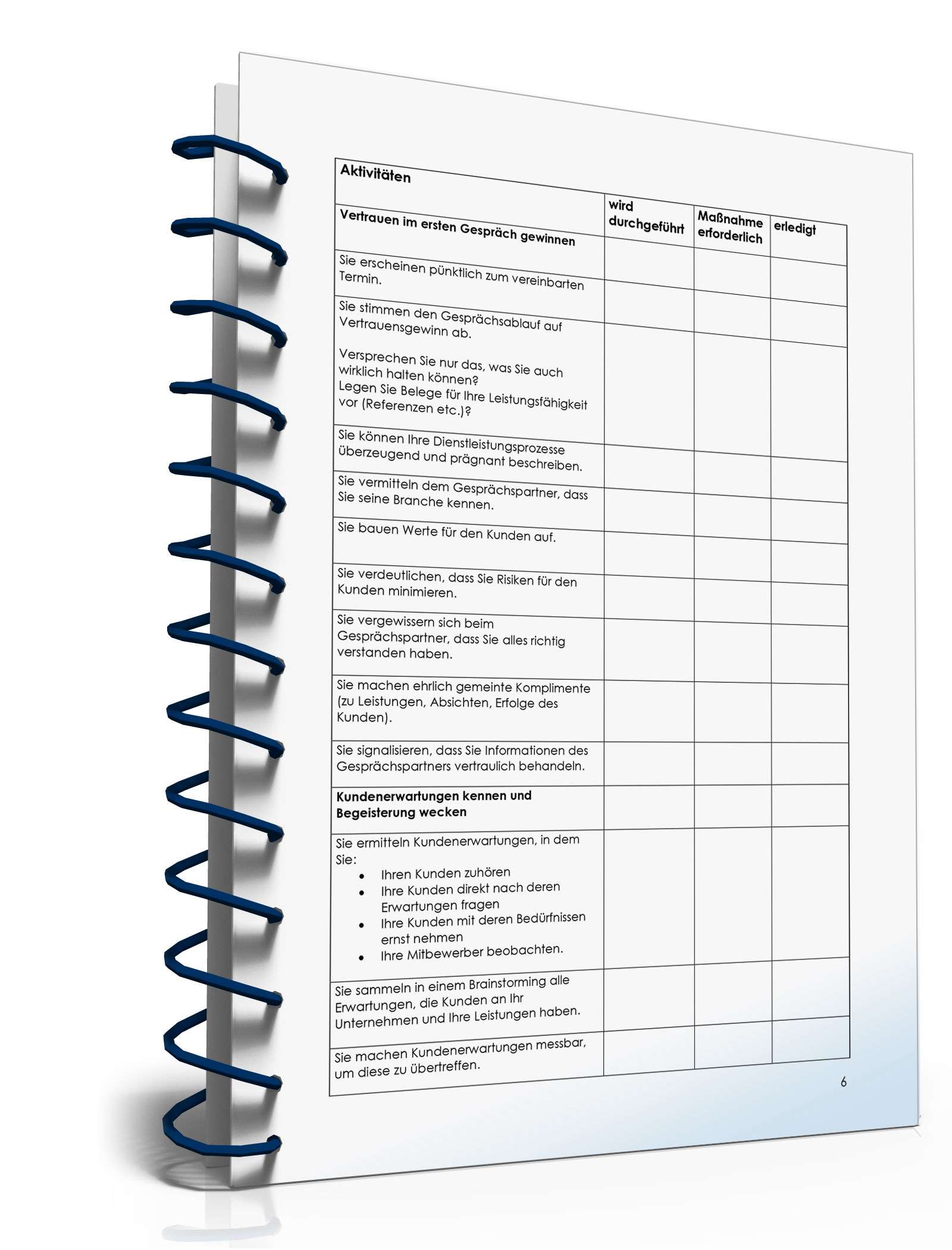 Checkliste Dienstleistungskompetenz PDF. Seite: 6