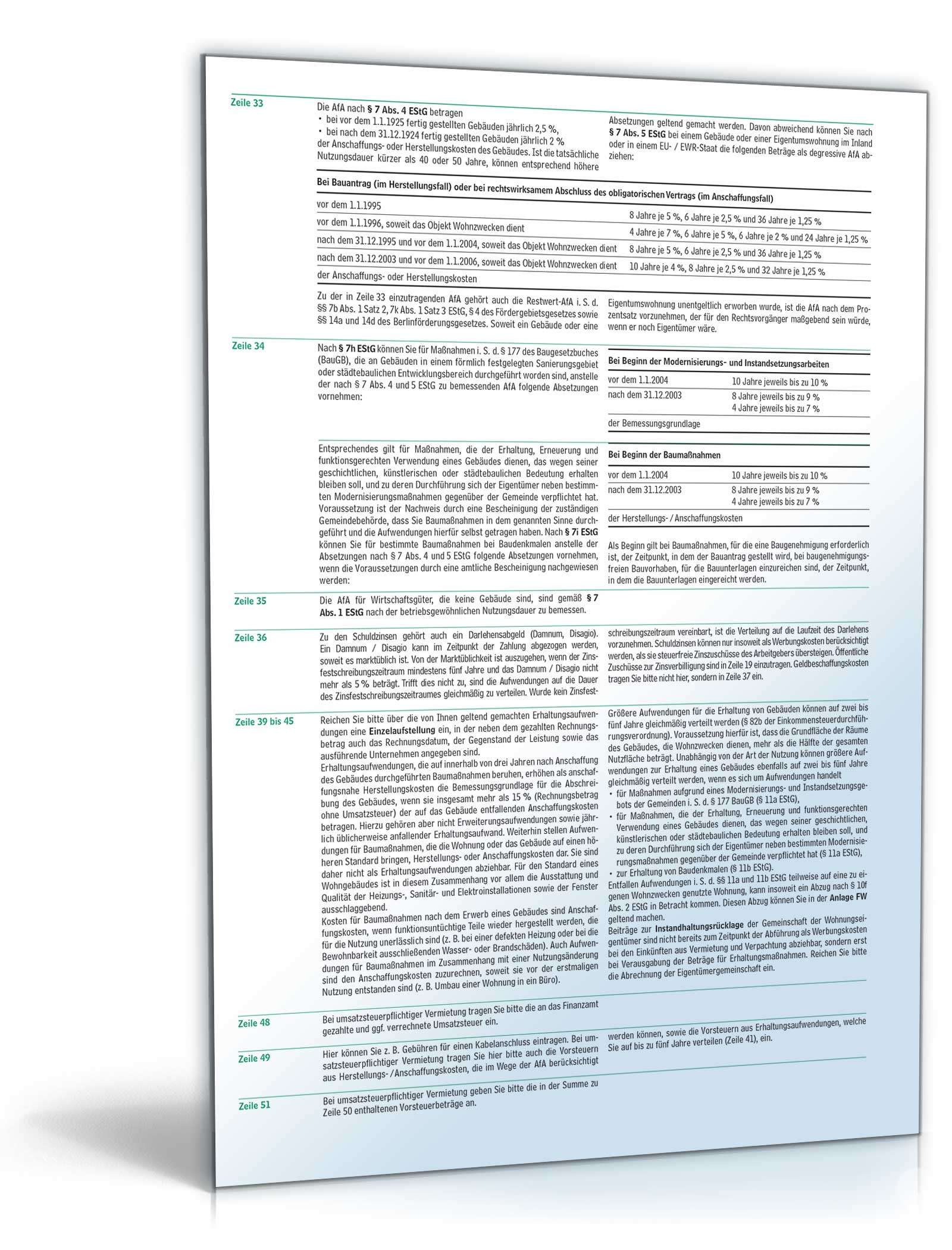 Anleitung zur Anlage V 2015 PDF. Seite: 2