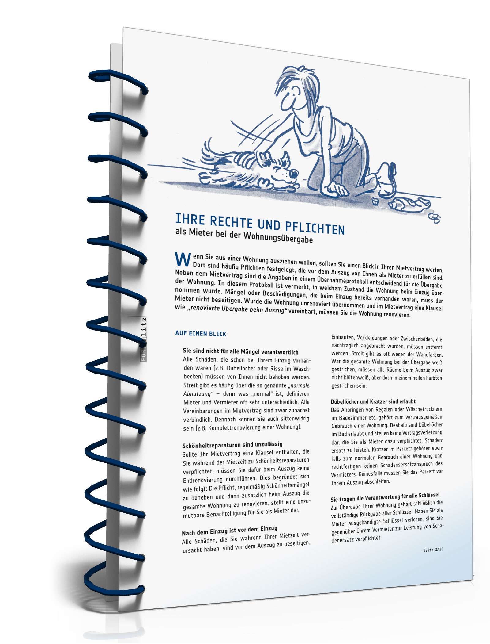 Ratgeber Mietrecht Wohnungsübergabe PDF. Seite: 3