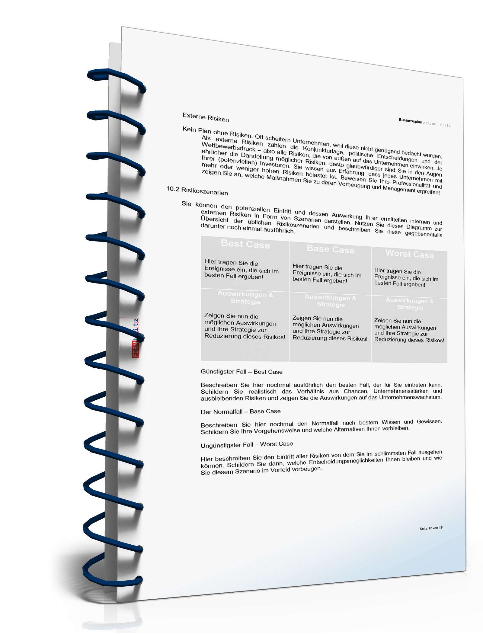 Businessplan E-Commerce Excel. Seite: 15