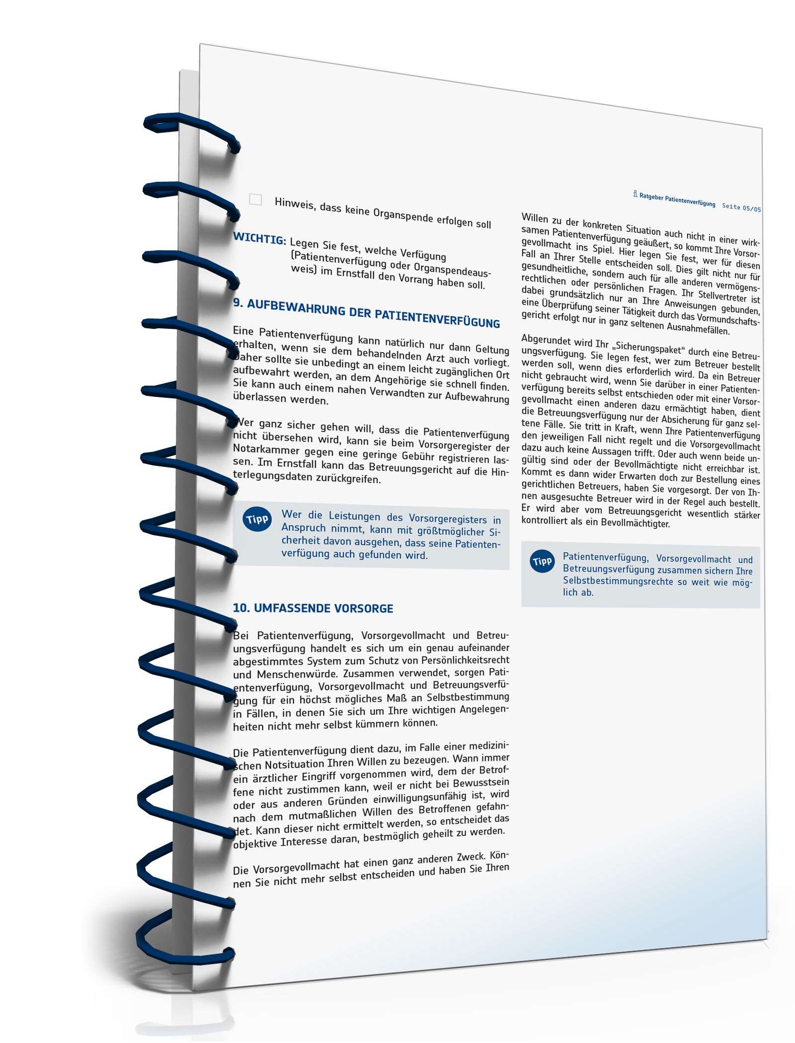Ratgeber Patientenverfügung PDF. Seite: 6