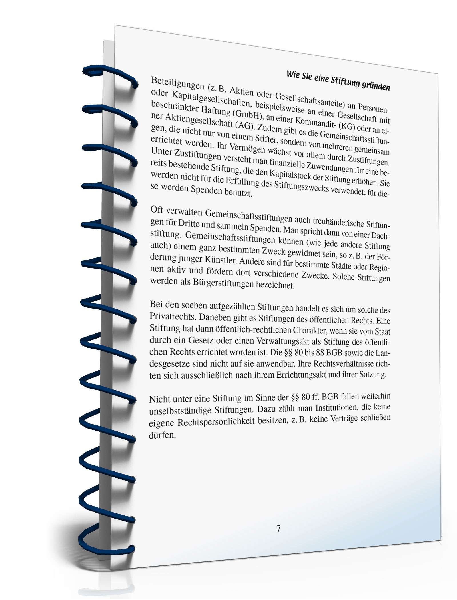 Ratgeber Gründung Stiftung  PDF. Seite: 6