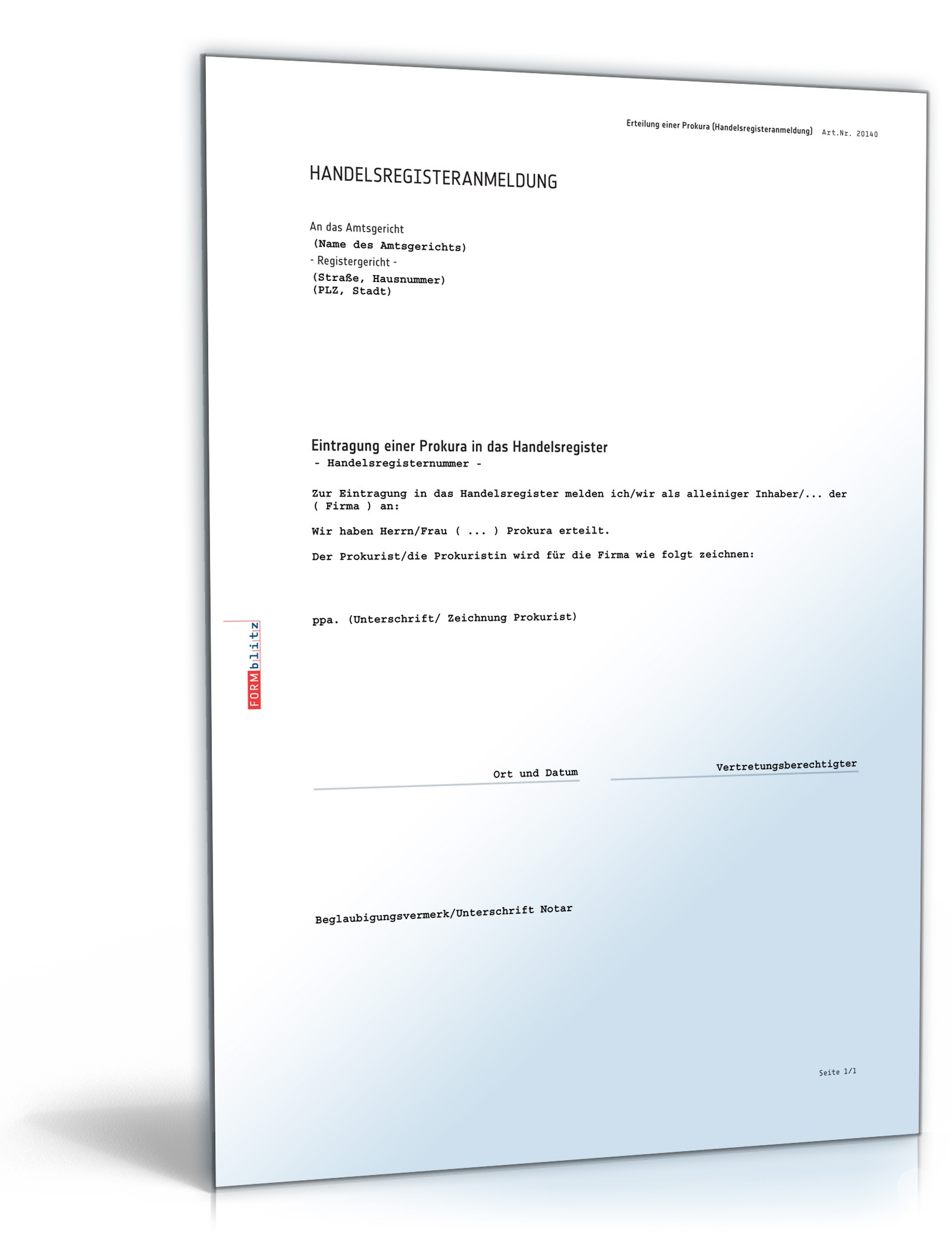 Prokura PDF. Seite: 2