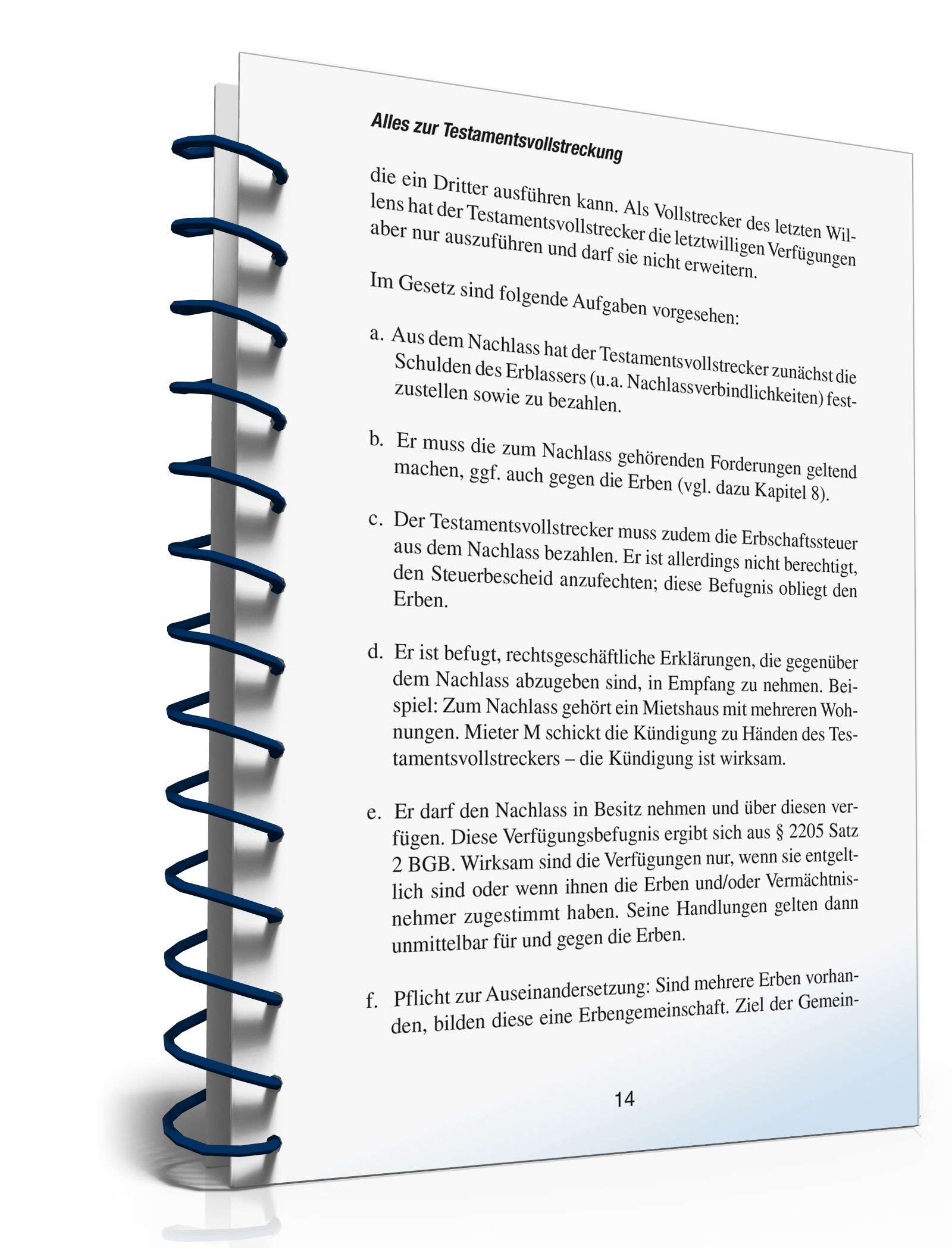 Ratgeber Testamentsvollstreckung PDF. Seite: 13