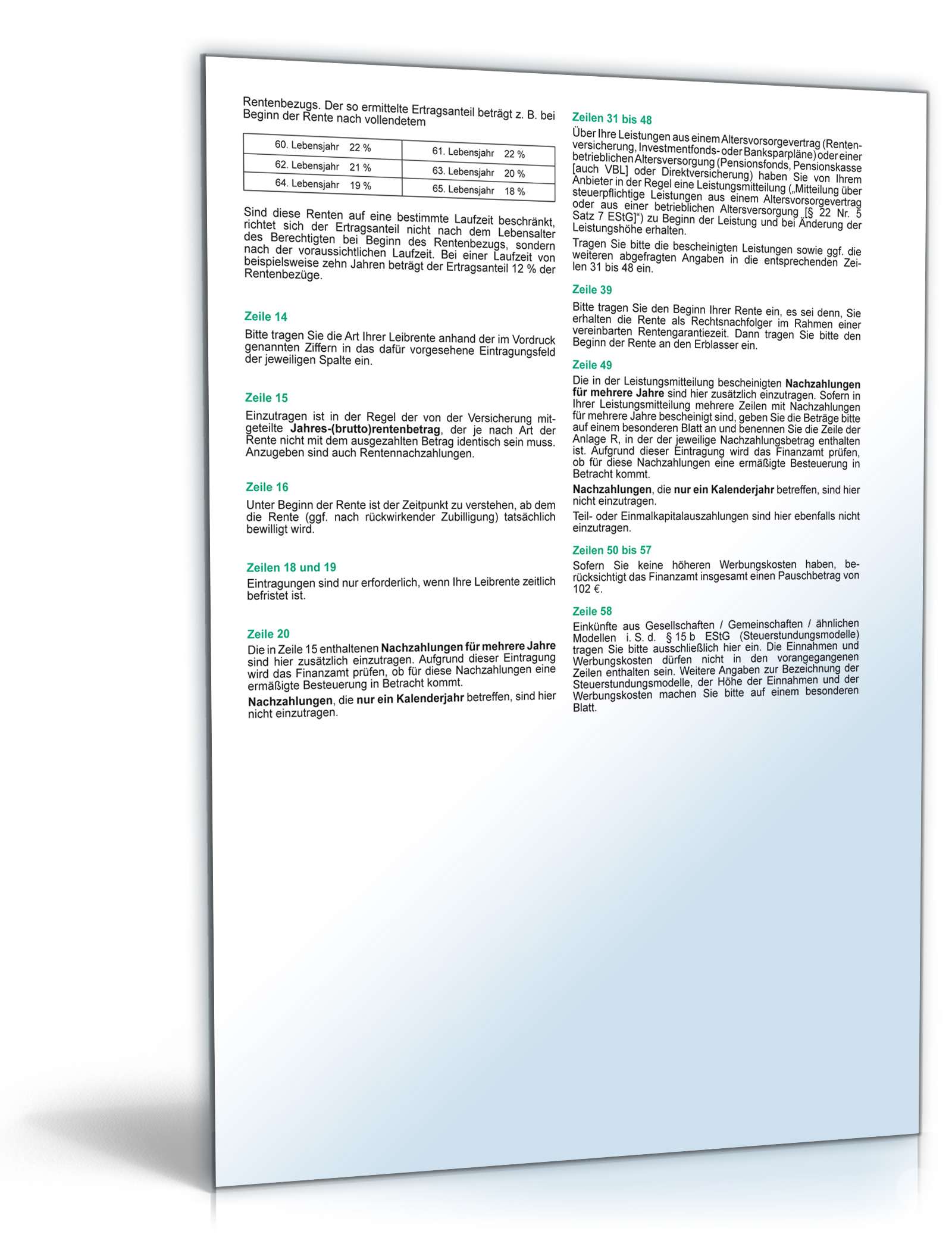 Anleitung Anlage R 2010 PDF. Seite: 2