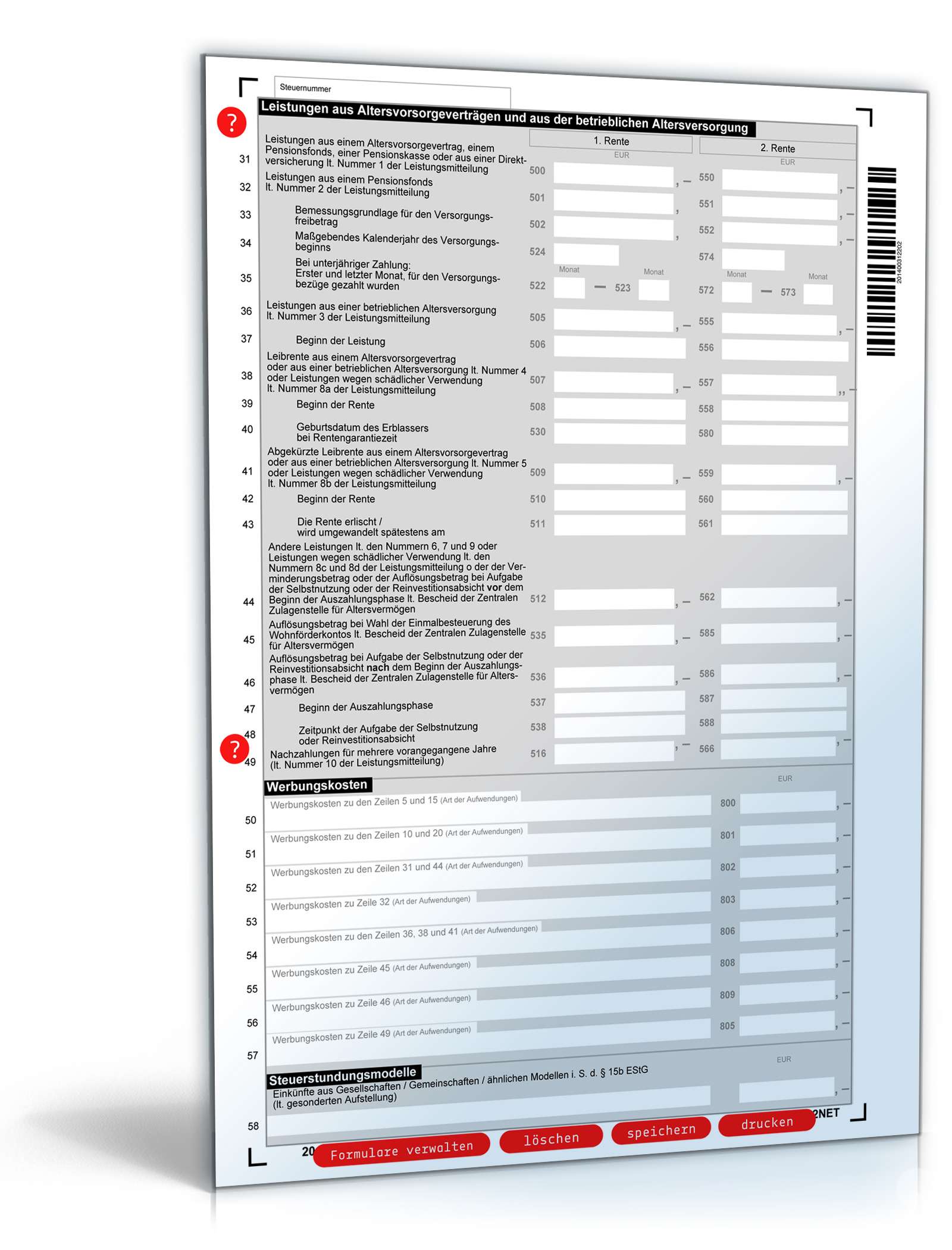 Anlage R 2014 PDF. Seite: 2