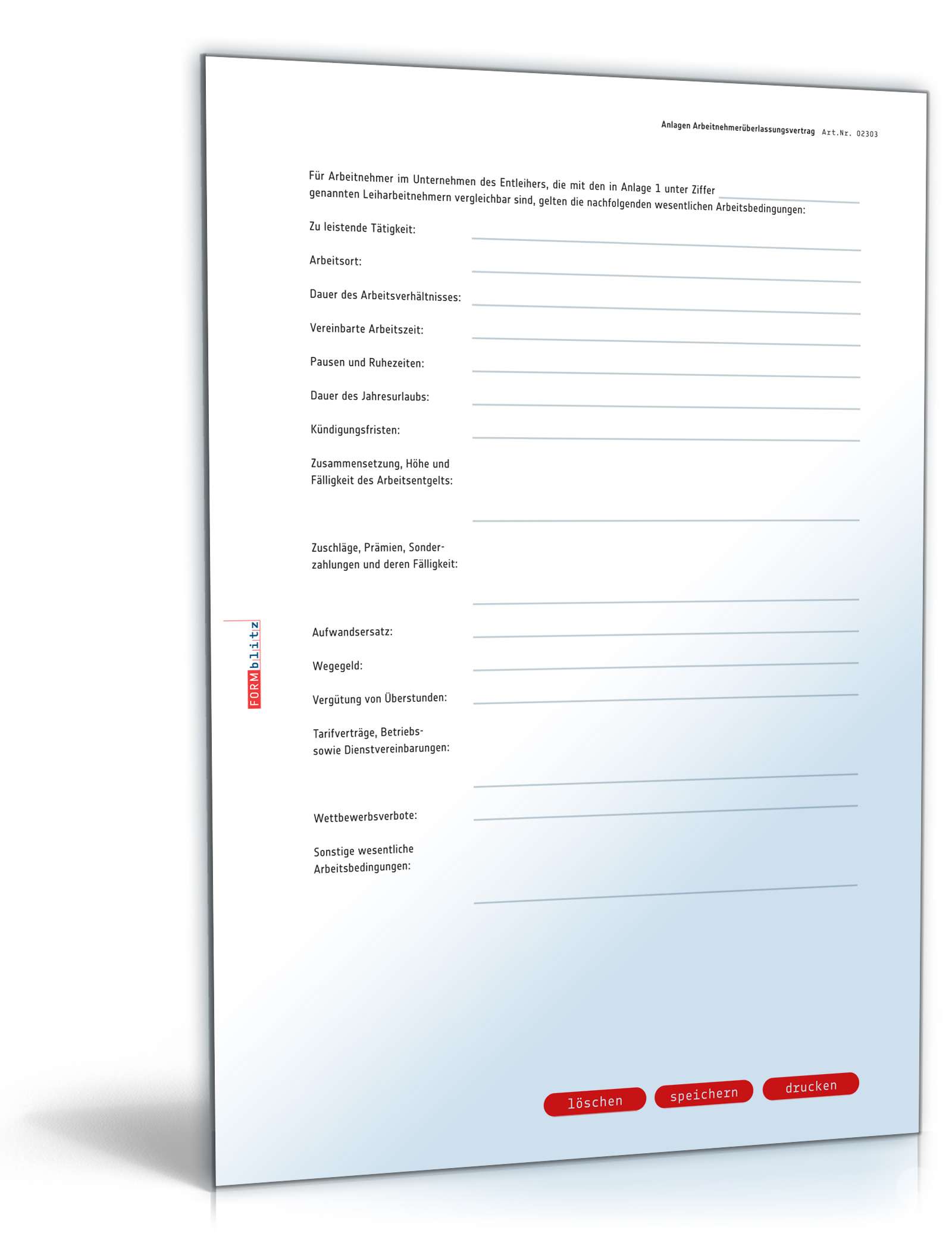 Arbeitnehmerüberlassungsvertrag PDF. Seite: 9