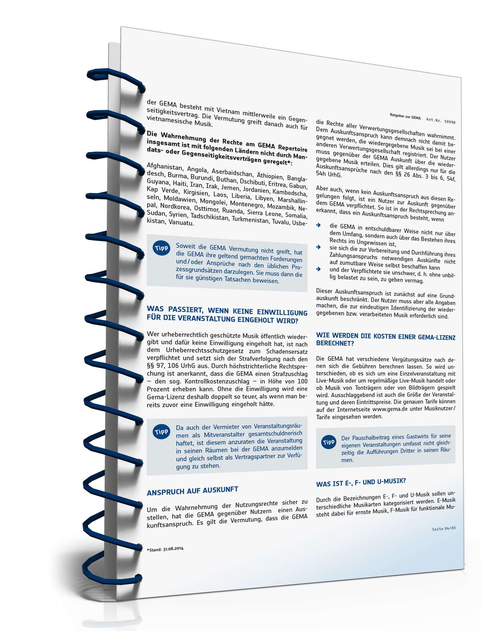 Ratgeber zur GEMA PDF. Seite: 4