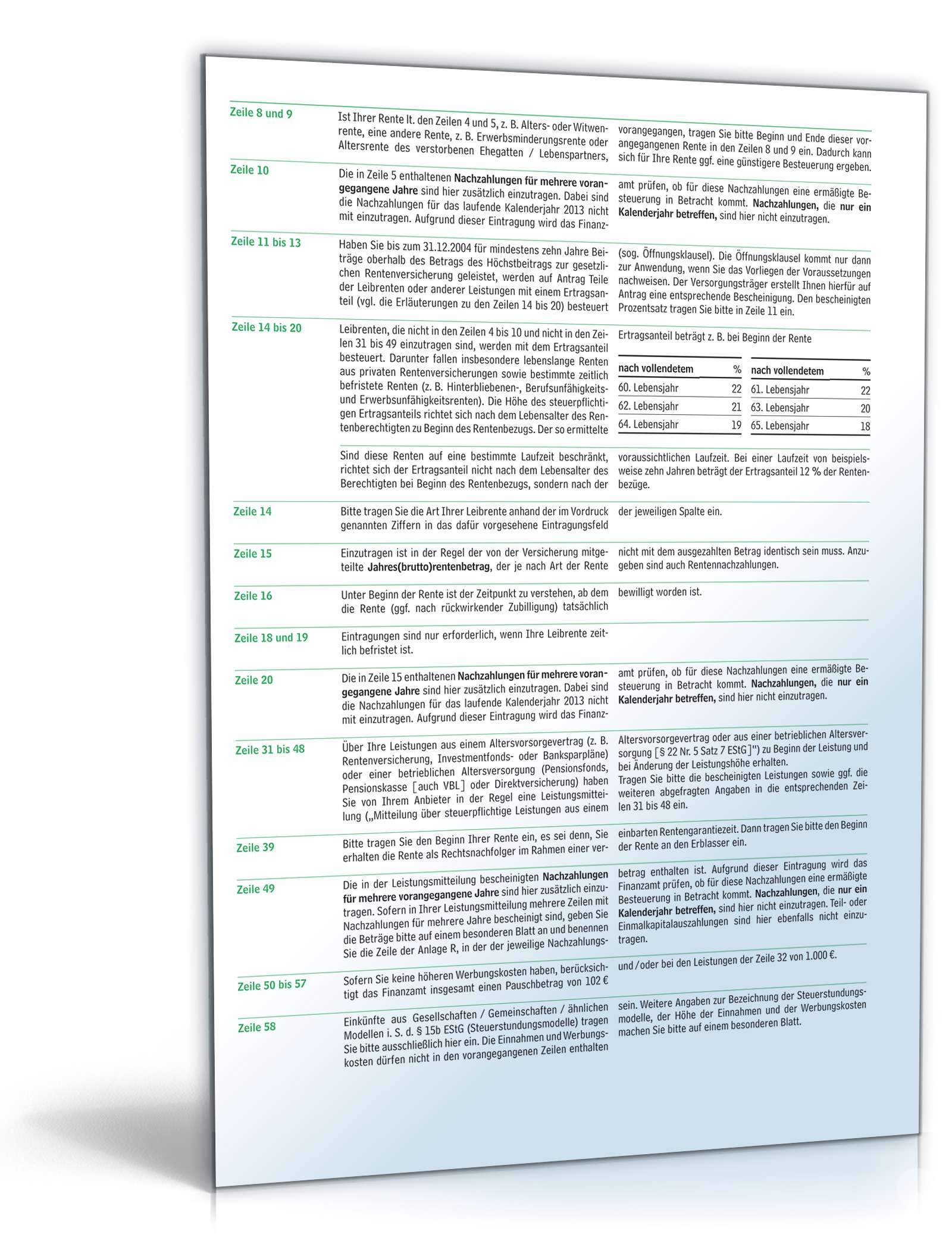Anleitung Anlage R 2013 PDF. Seite: 2