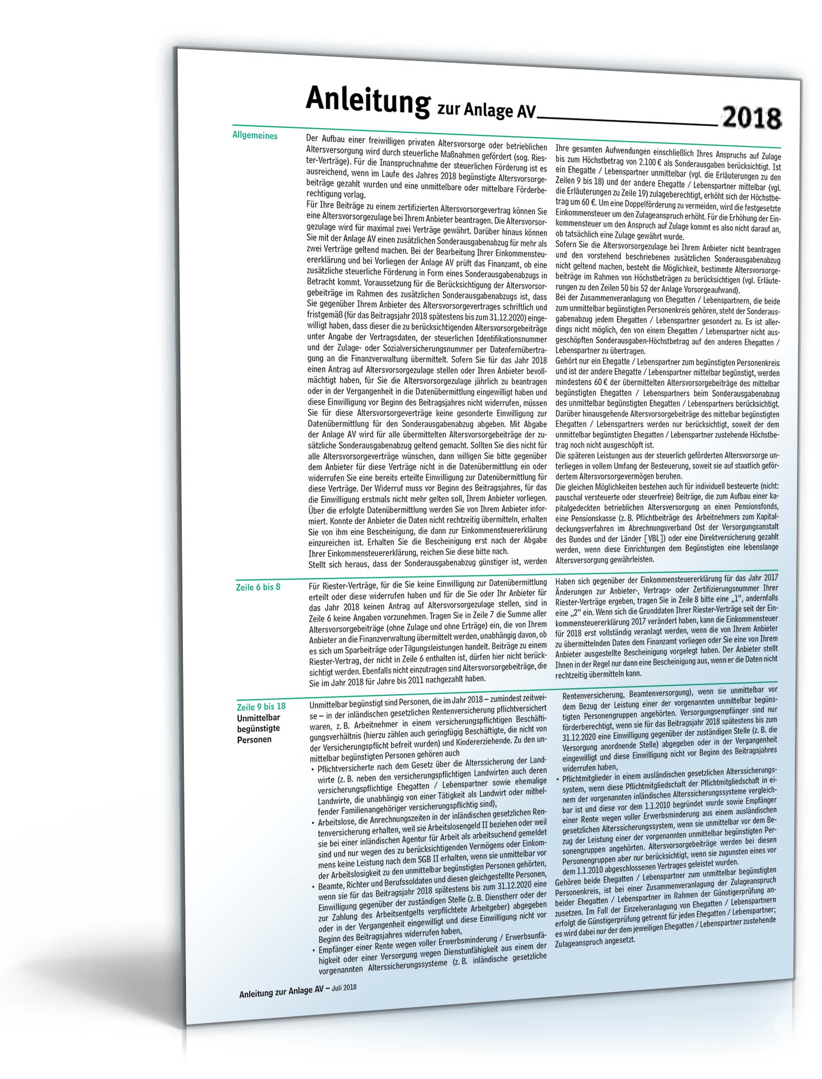 Anlage AV 2018  PDF. Seite: 2