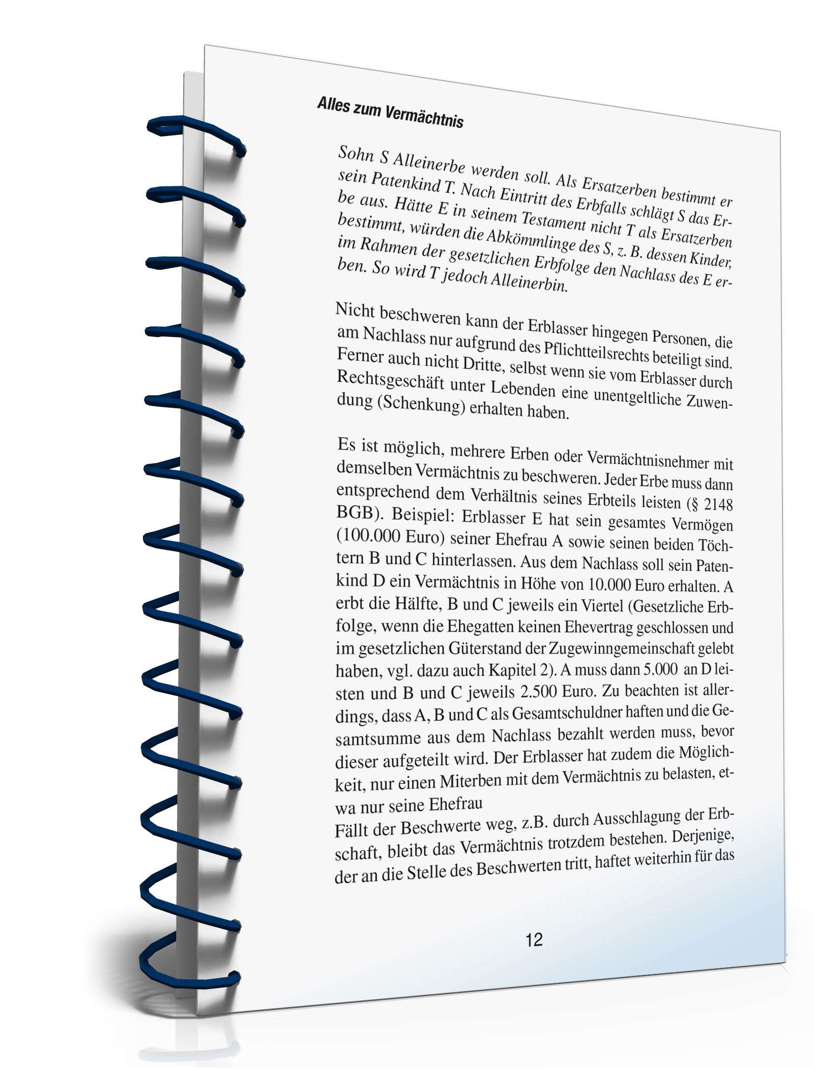 Ratgeber Vermächtnis PDF. Seite: 12