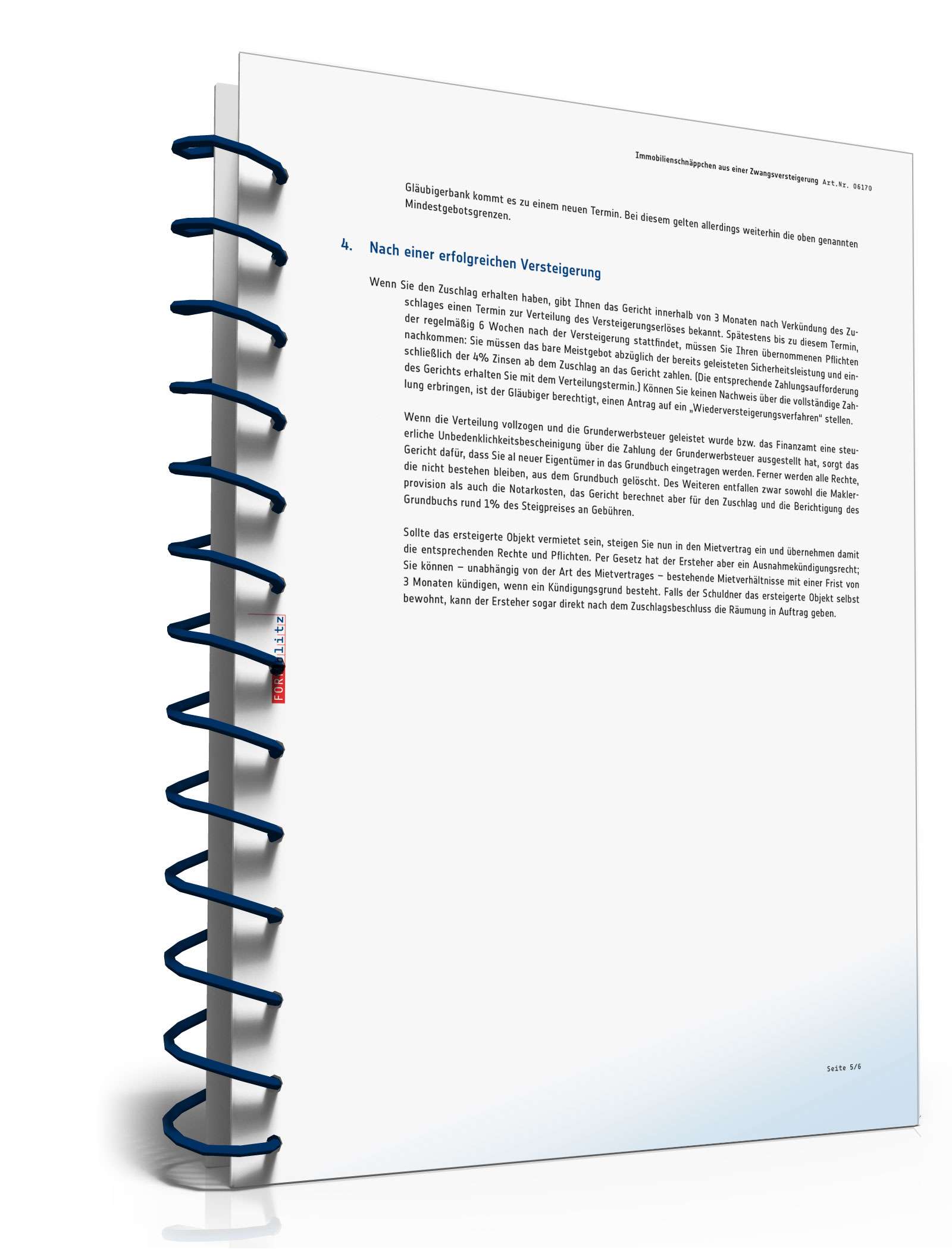Immobilien-Schnäppchen aus einer Zwangsversteigerung PDF. Seite: 6