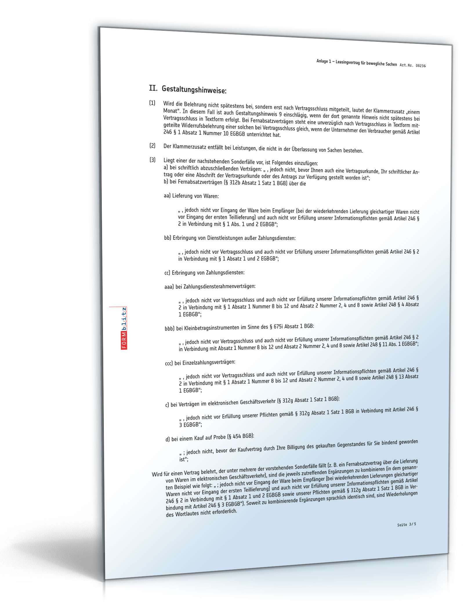 Leasingvertrag PDF. Seite: 6