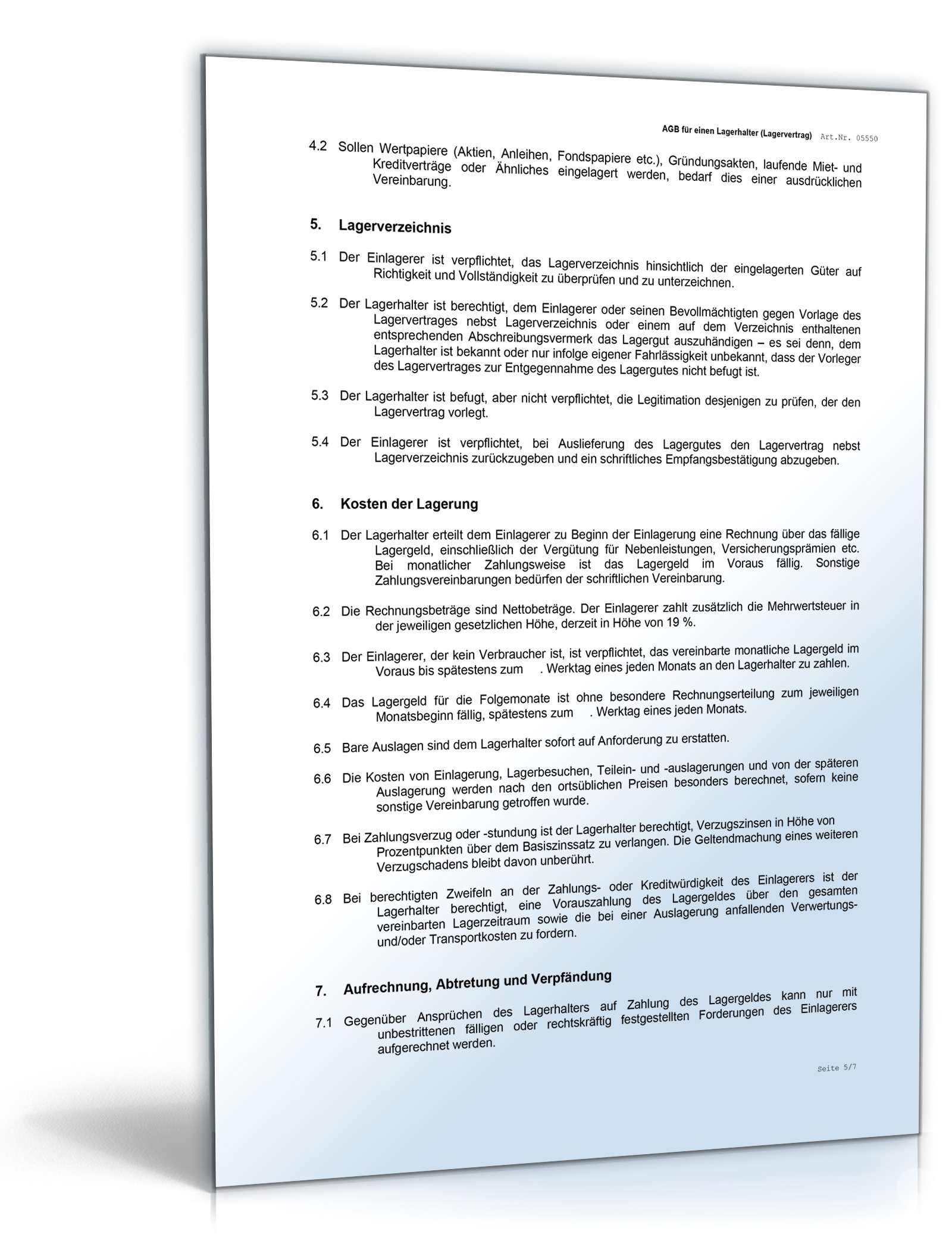 AGB Lagerhalter Word. Seite: 3