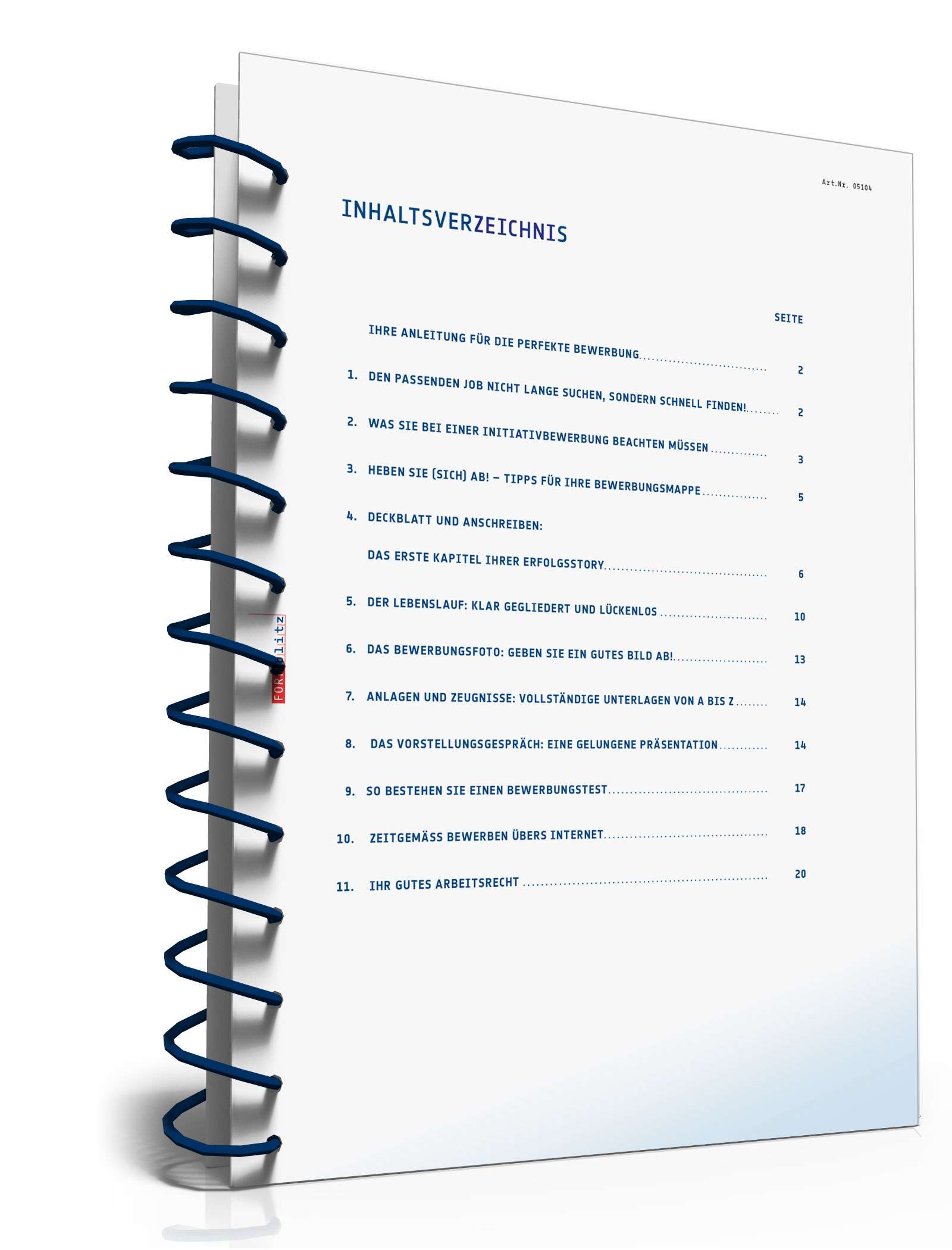 FORMBLITZ Ratgeber: "Bewerbung aus der Arbeitslosigkeit" PDF. Seite: 2
