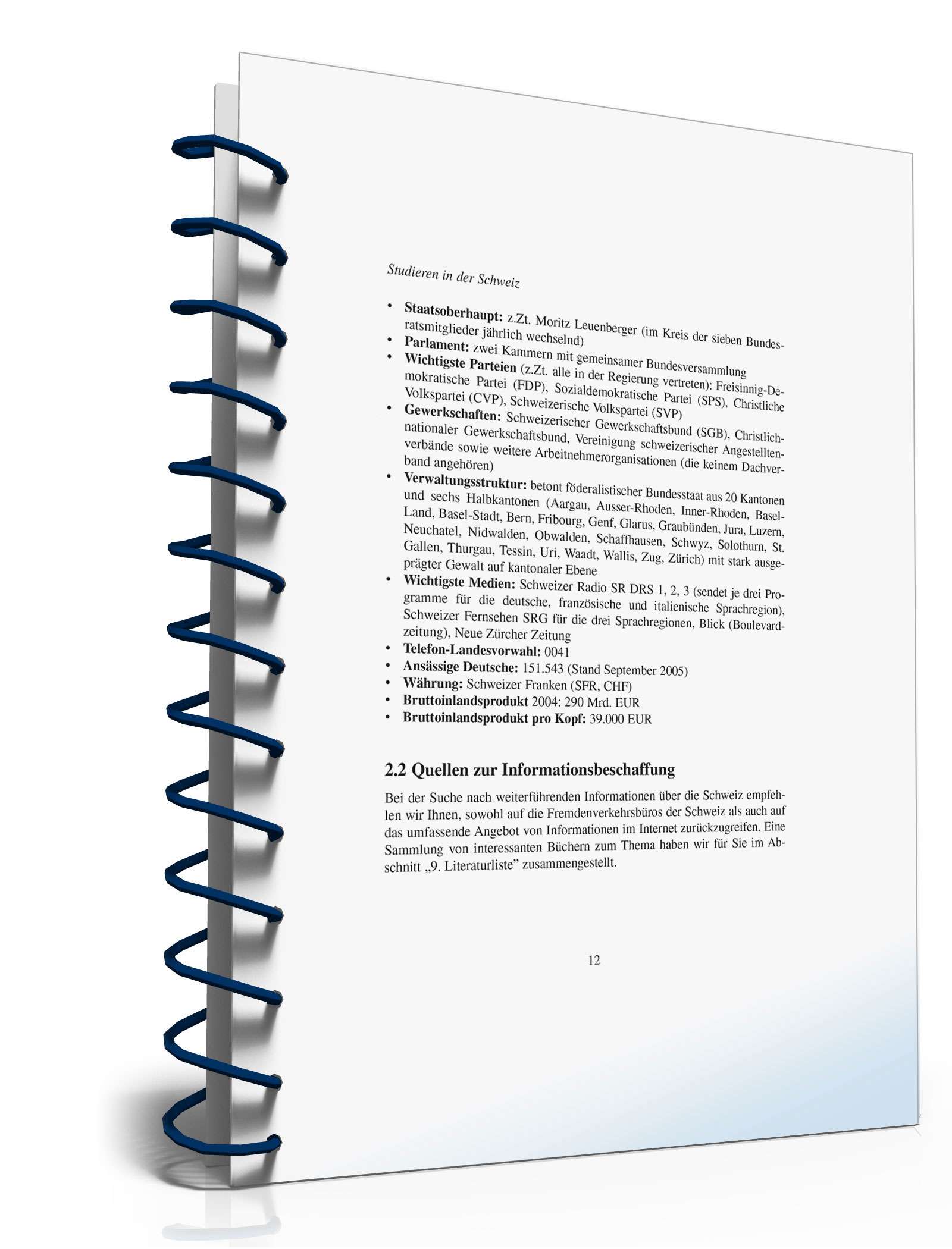 Studieren in der Schweiz PDF. Seite: 10