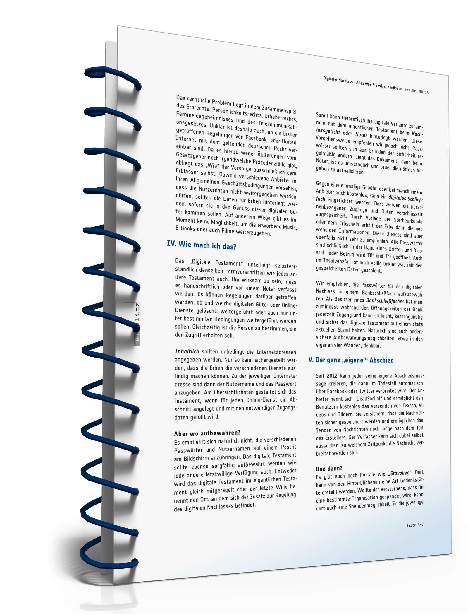 Digitaler Nachlass PDF. Seite: 6