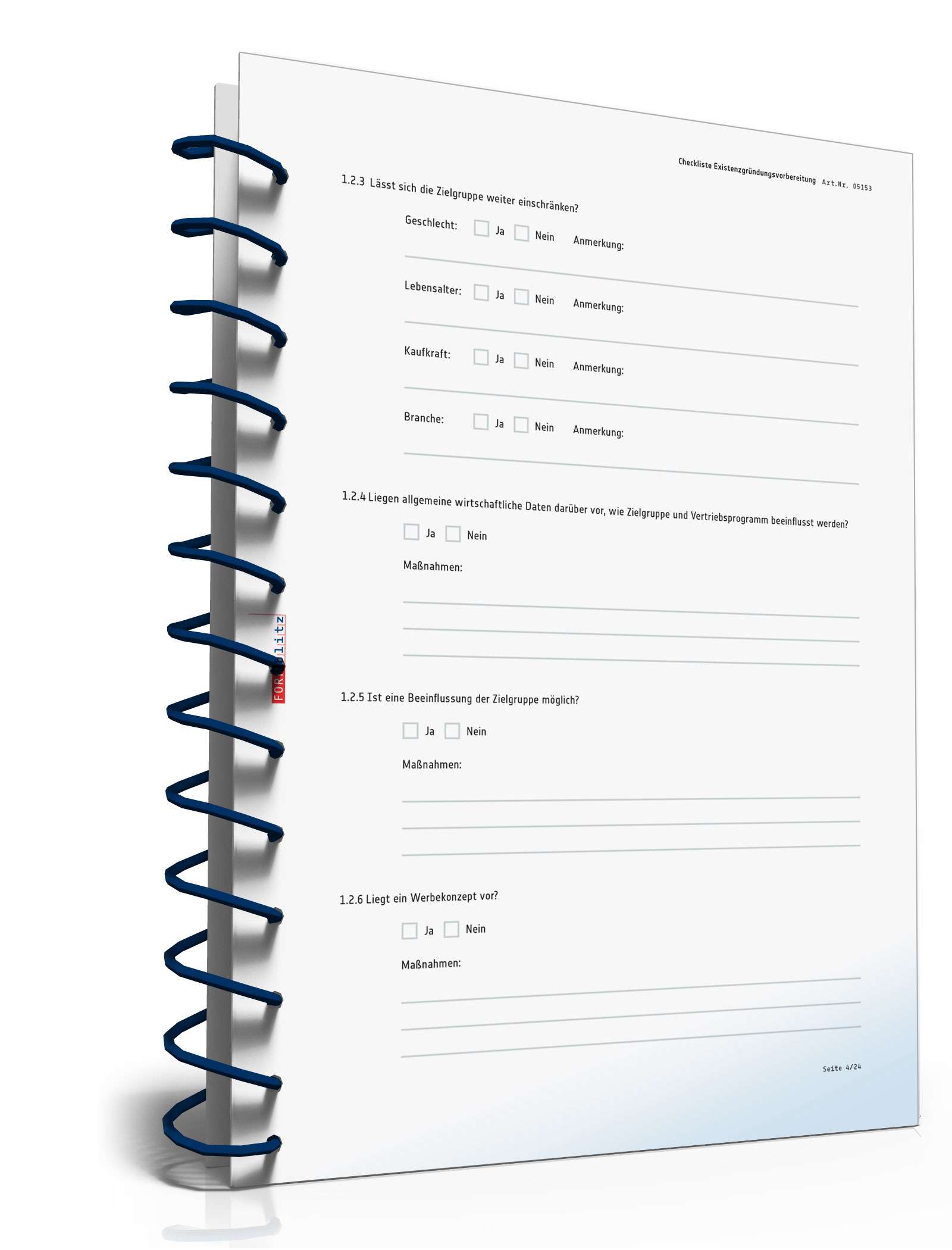 Checkliste Existenzgründung PDF. Seite: 4