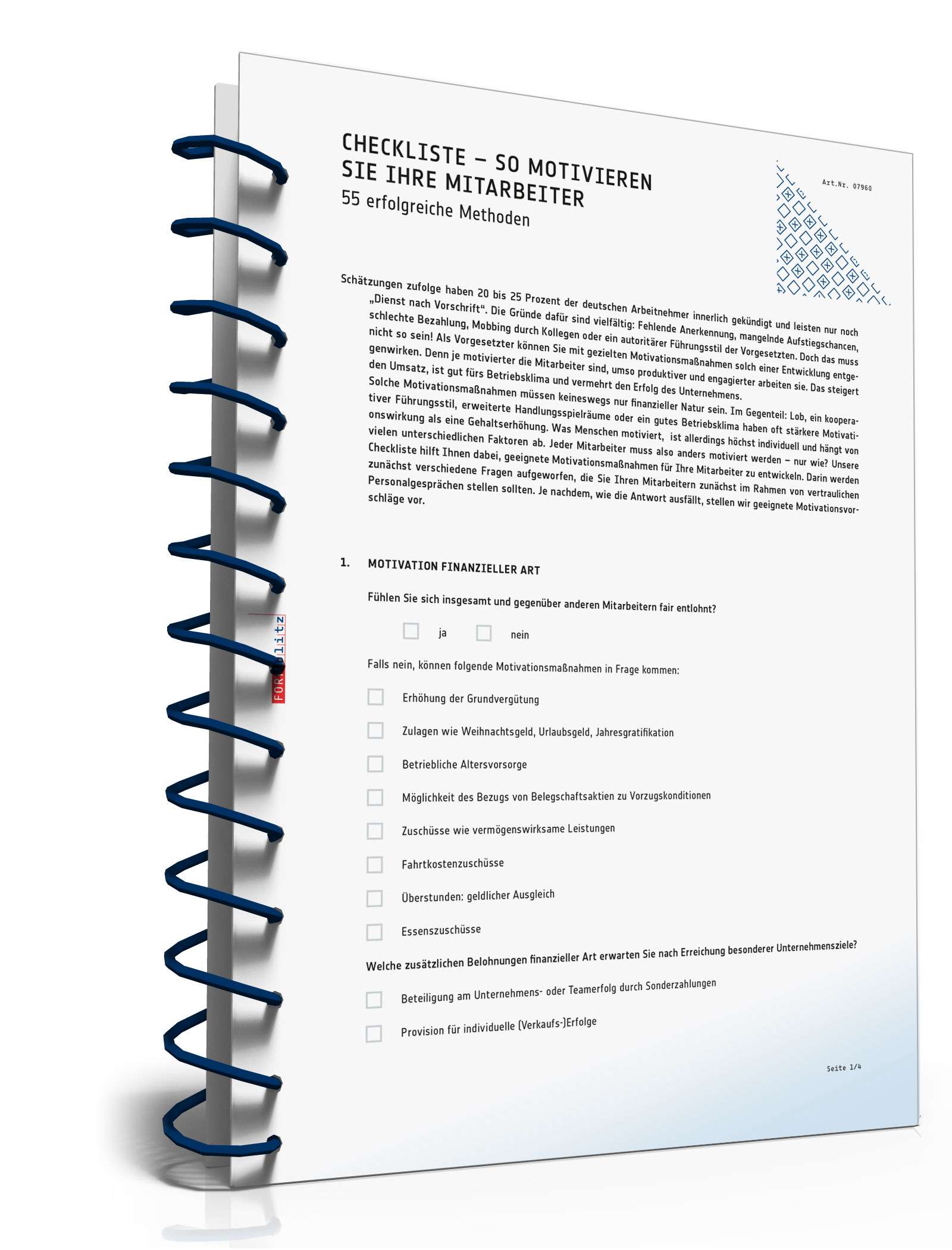 Checkliste Mitarbeitermotivation  PDF