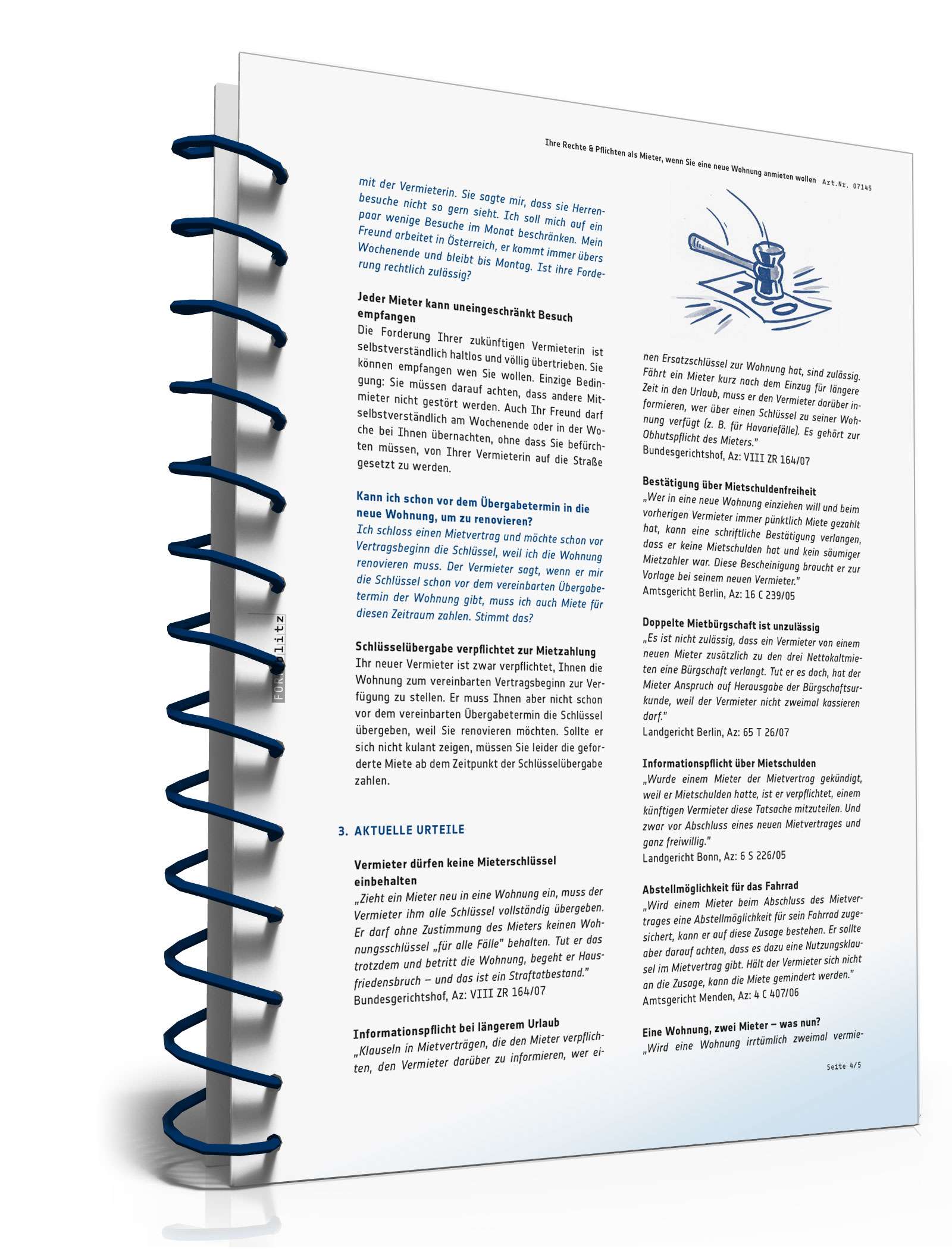 Ratgeber Mietrecht neue Wohnung PDF. Seite: 5