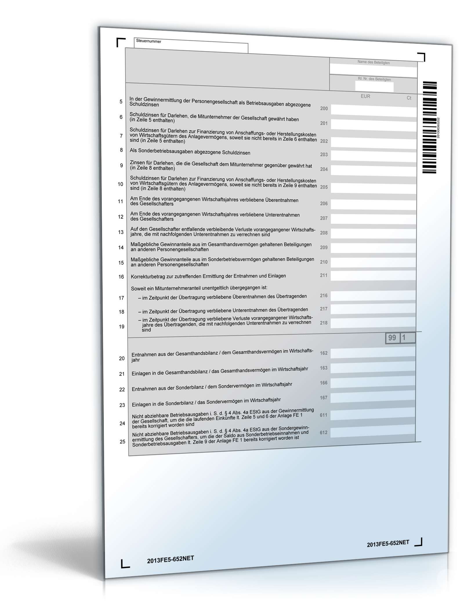 Anlage FE 5 2013 PDF. Seite: 2